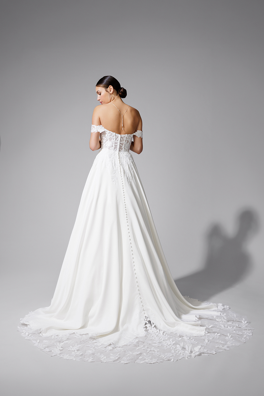 Le Jour de Notre Oui DÉLINE robe de mariée blanche cérémonie