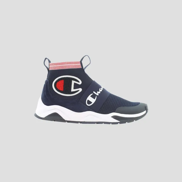 Champion Rally Pro Basket montante Homme Bleu Marine knit