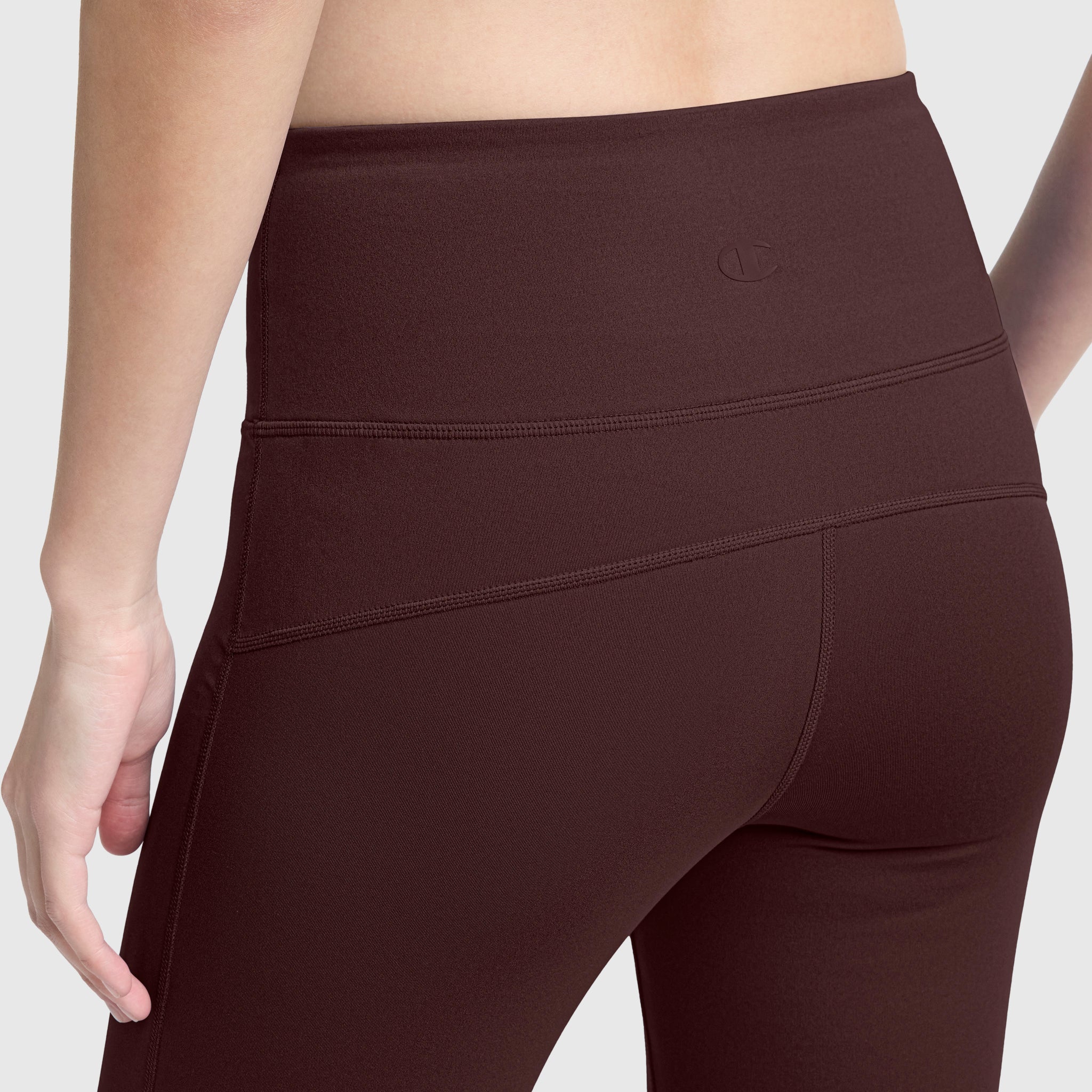 Champion Soft Touch Flare legging évasé marron chocolat anti-odeur