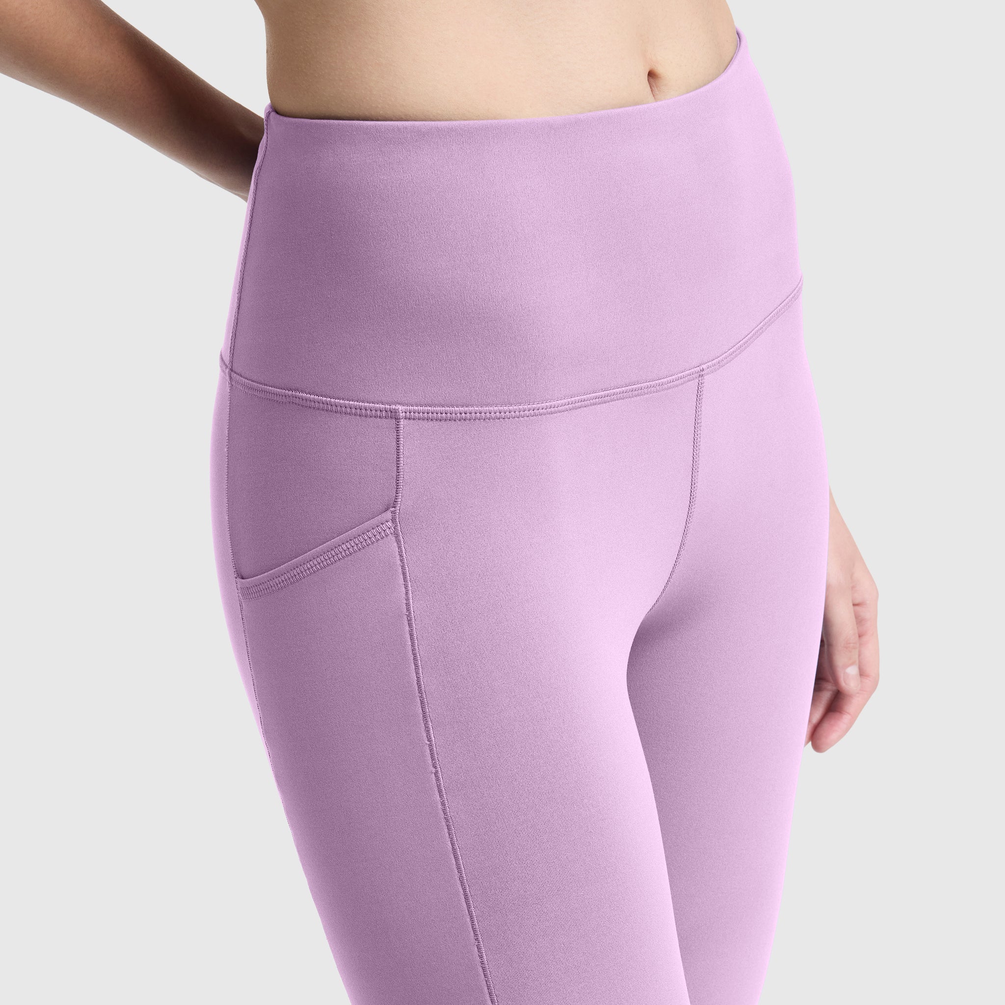 Champion Leggings C Logo legging violet Smoky Grape poches