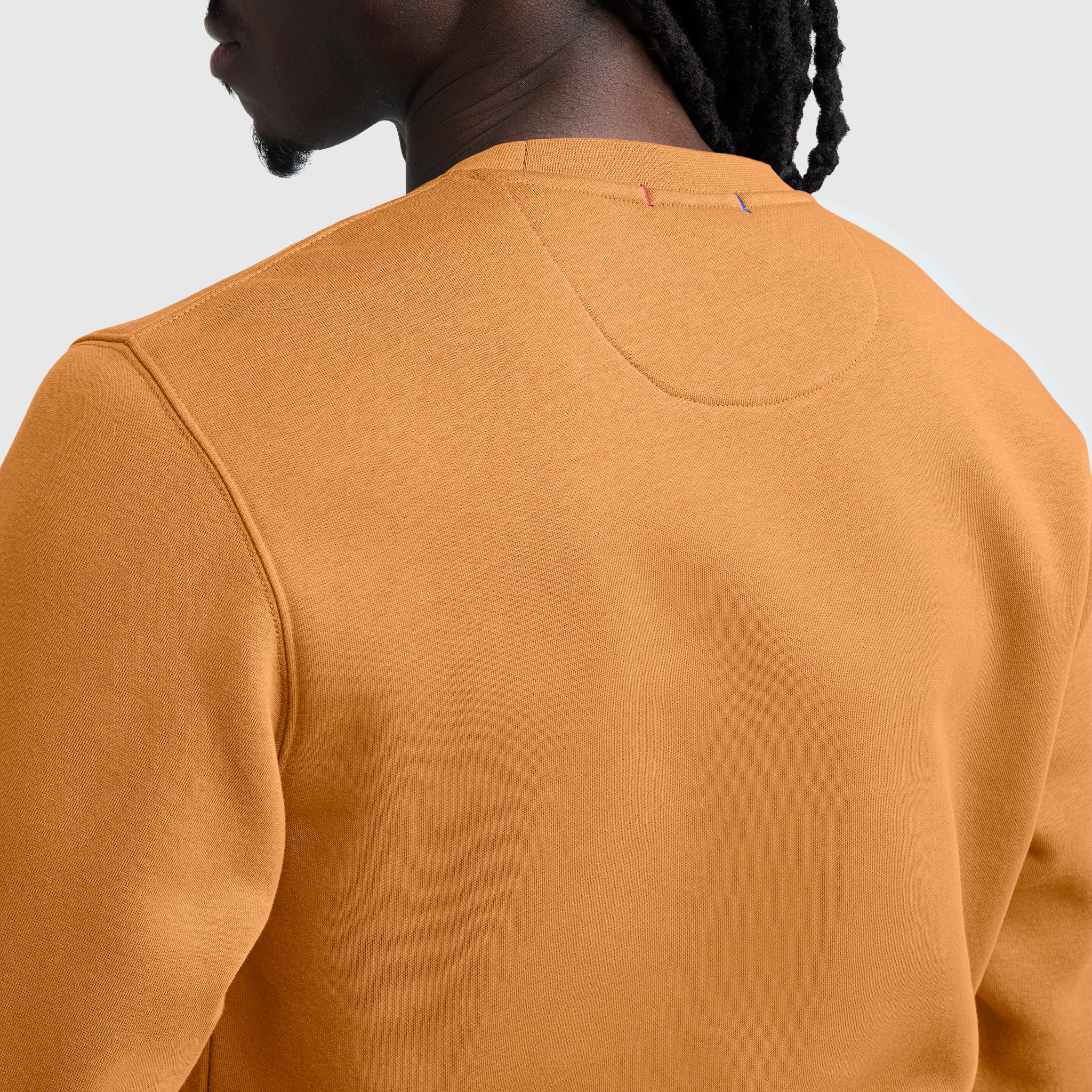 Champion Powerblend Crewneck C Logo sweat-shirt orange Ginger
