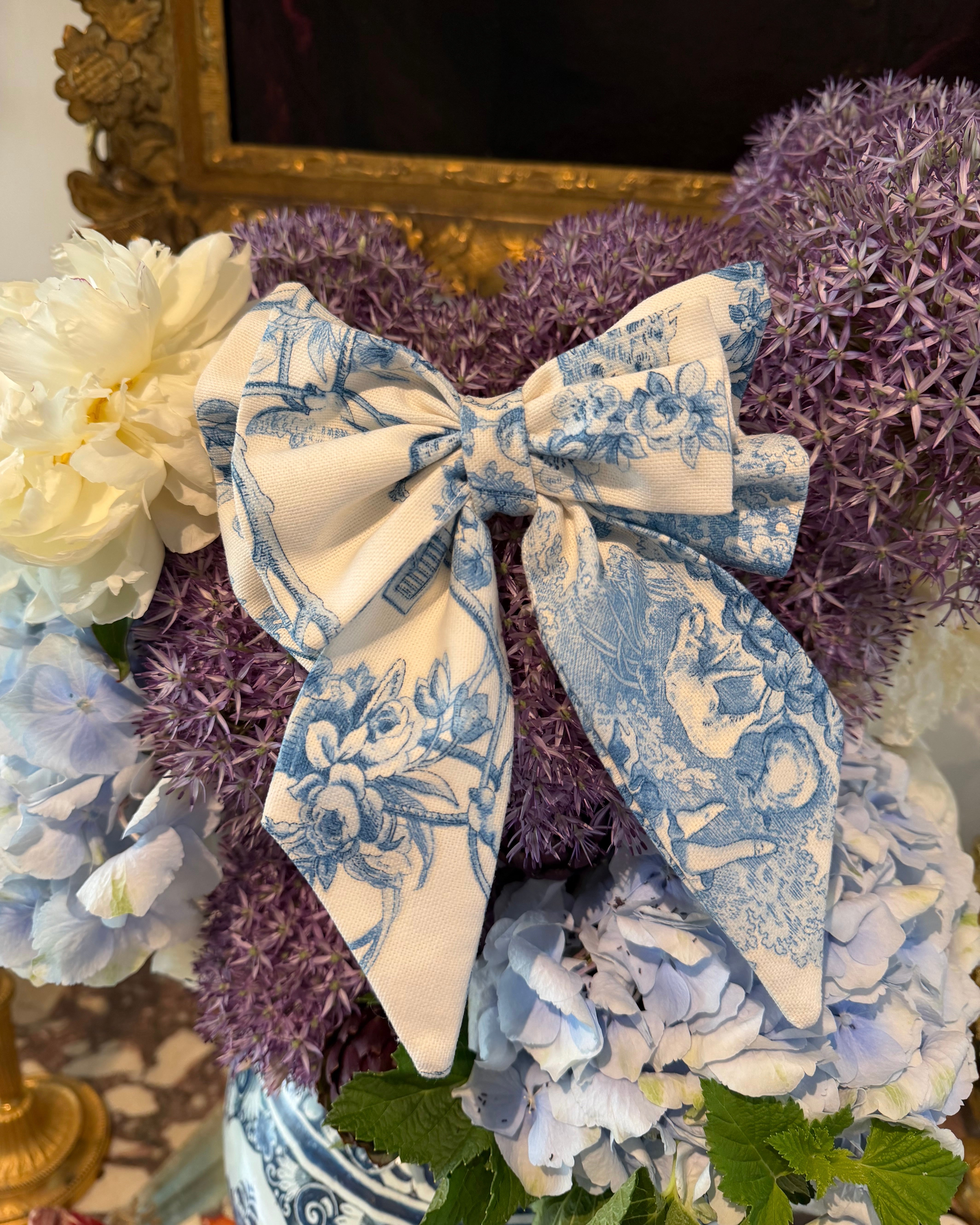 Solène Gisèle Couture Demoiselle Bleue nœud coton 15x20