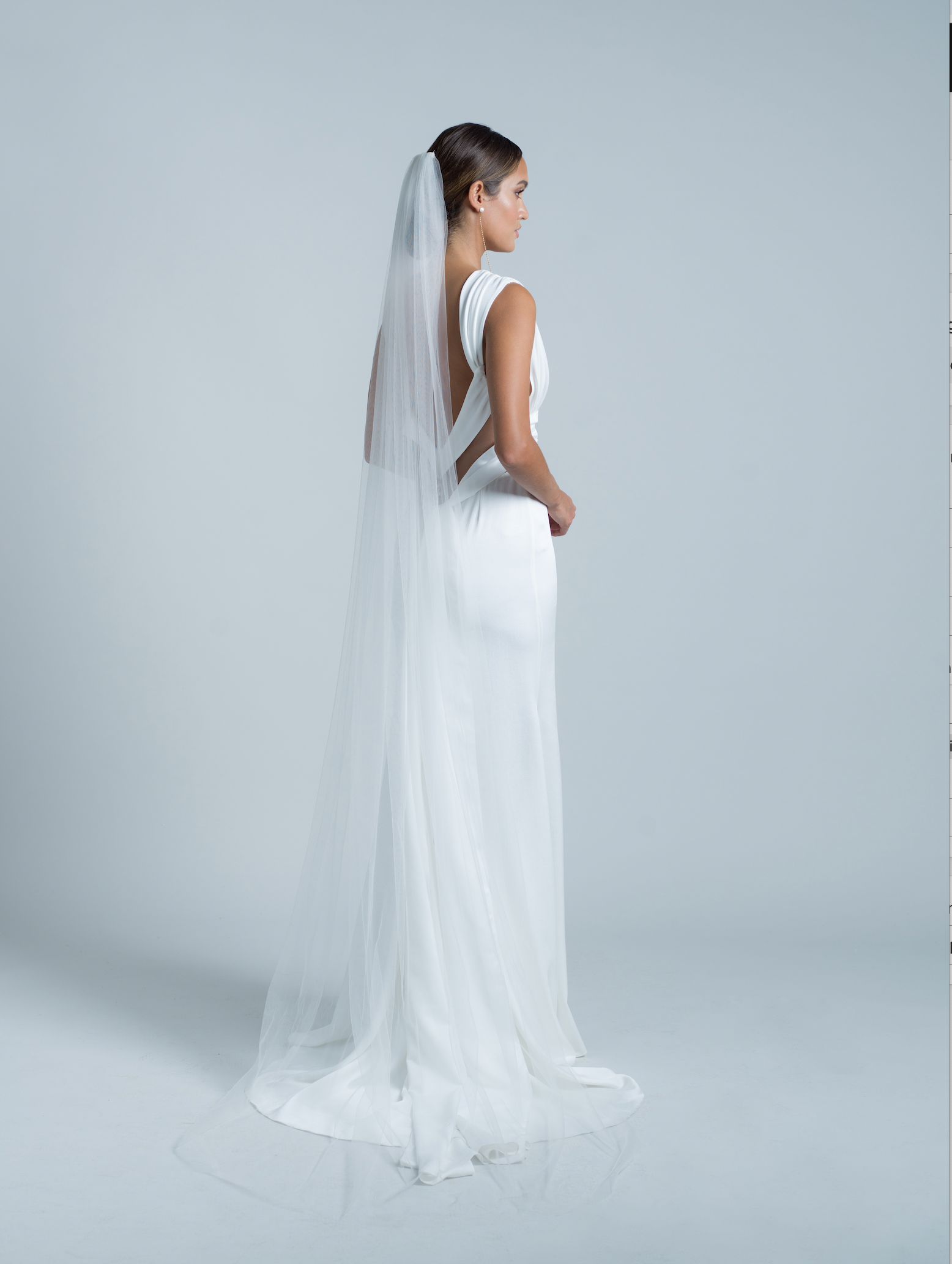 Rime Arodaky Accessories Simple voile de mariée tulle