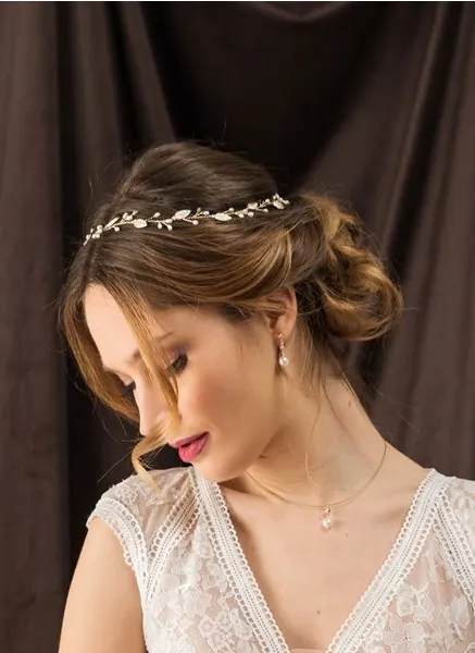 Le Jour de Notre Oui Accessoires Bandeau Perle bandeau mariage perle