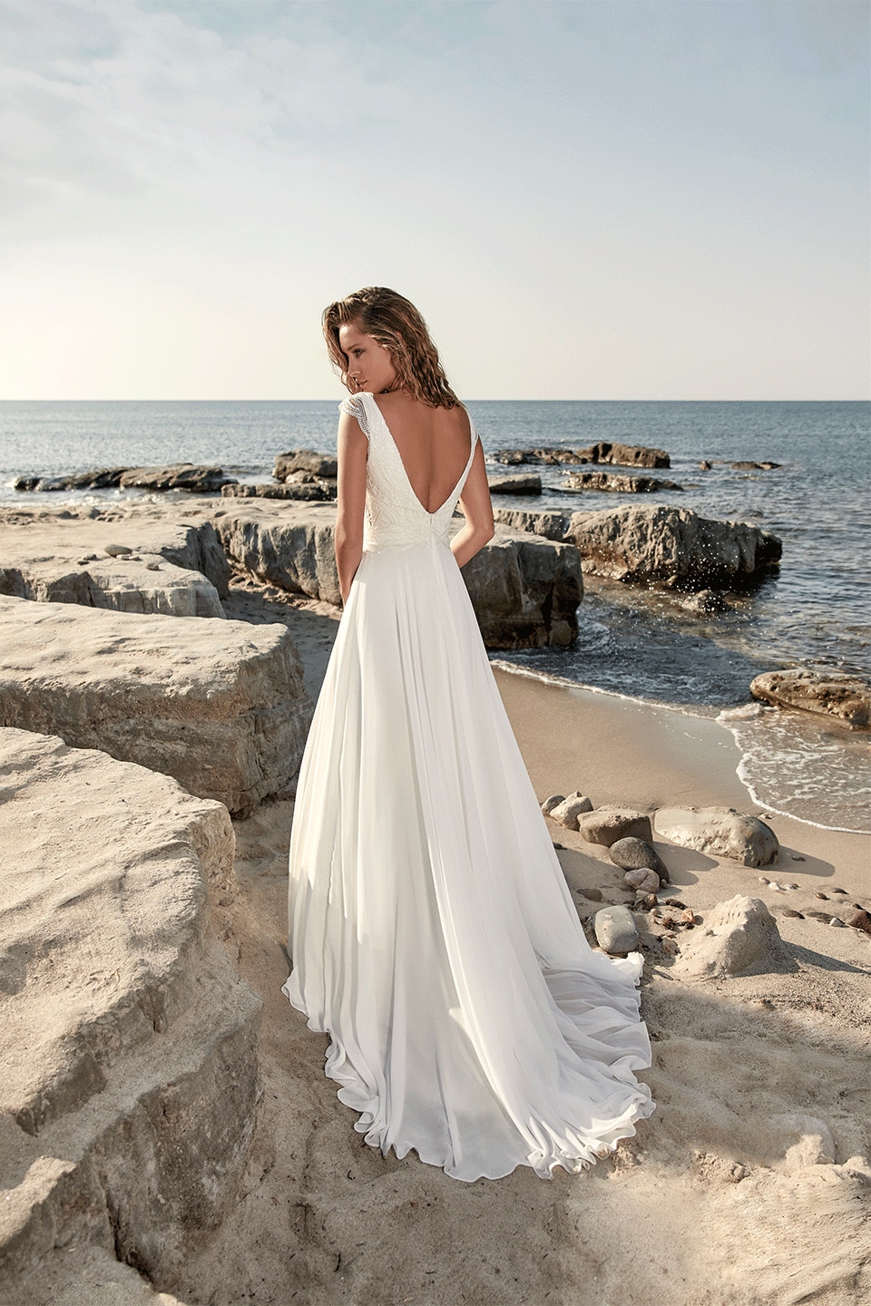 Hervé Paris Vintage Collection Targon robe de mariée longue
