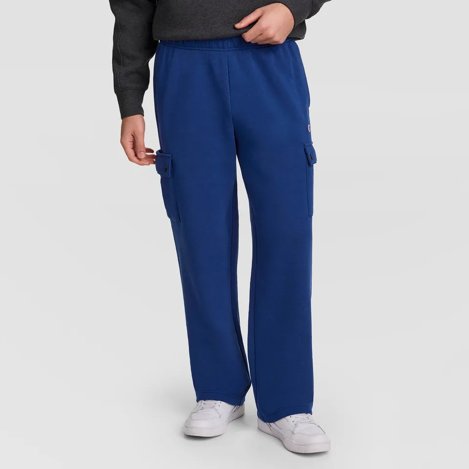 Champion Fleece Cargo Pant C Logo cargo bleu Estate Blue