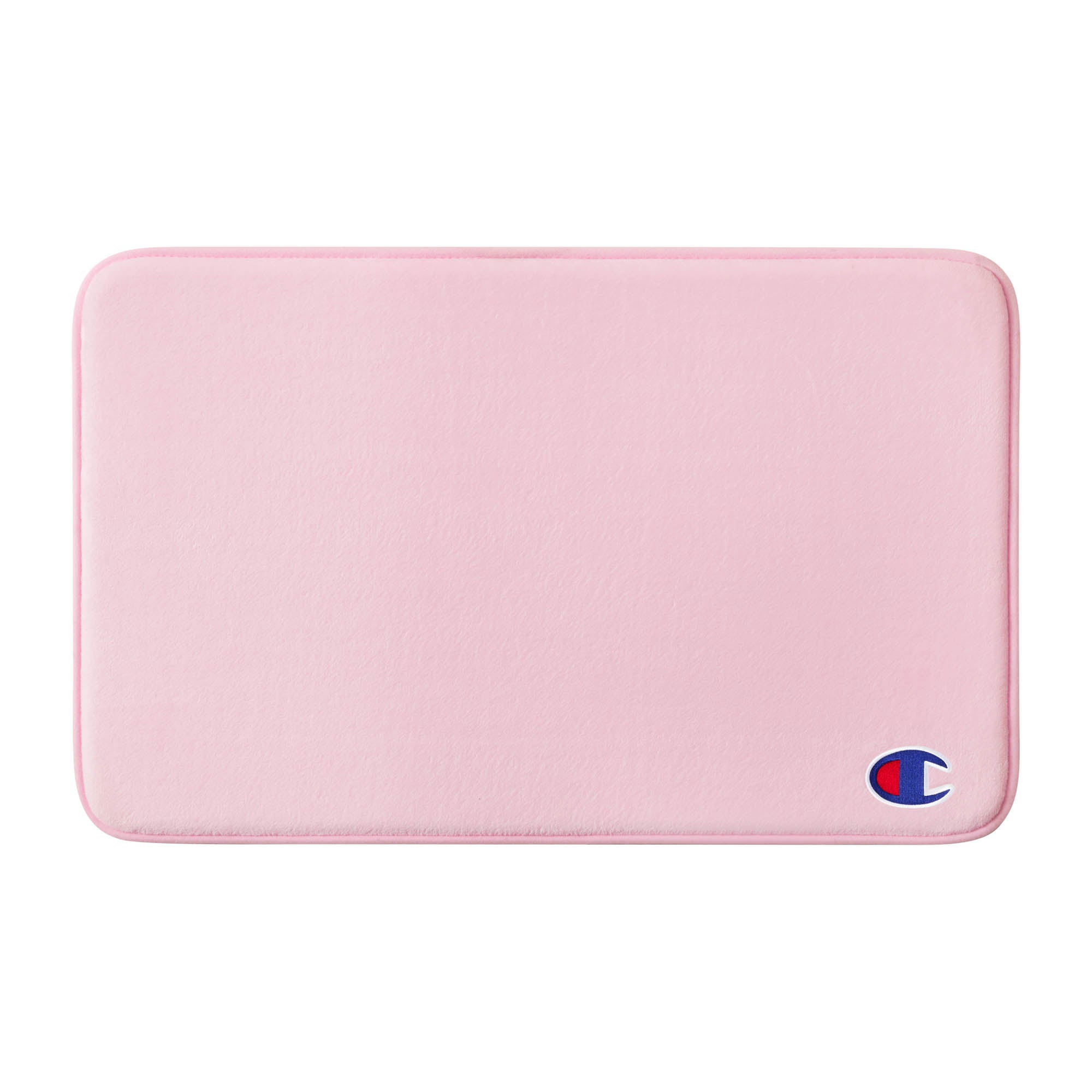 Champion Logo Patch tapis de bain mémoire de forme rose