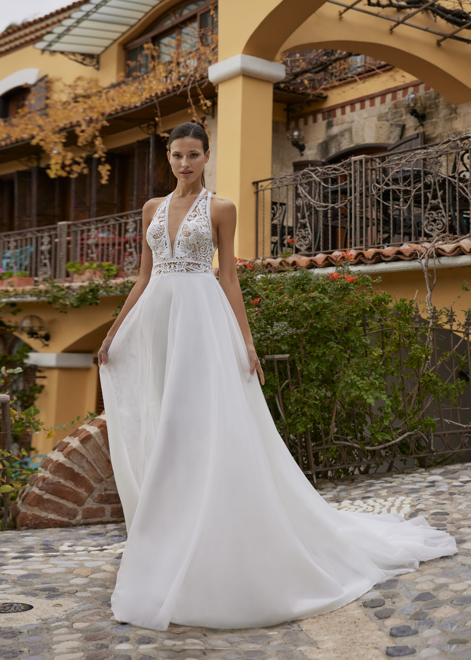 Hervé Paris My Freedom Alsace robe de mariée fluide