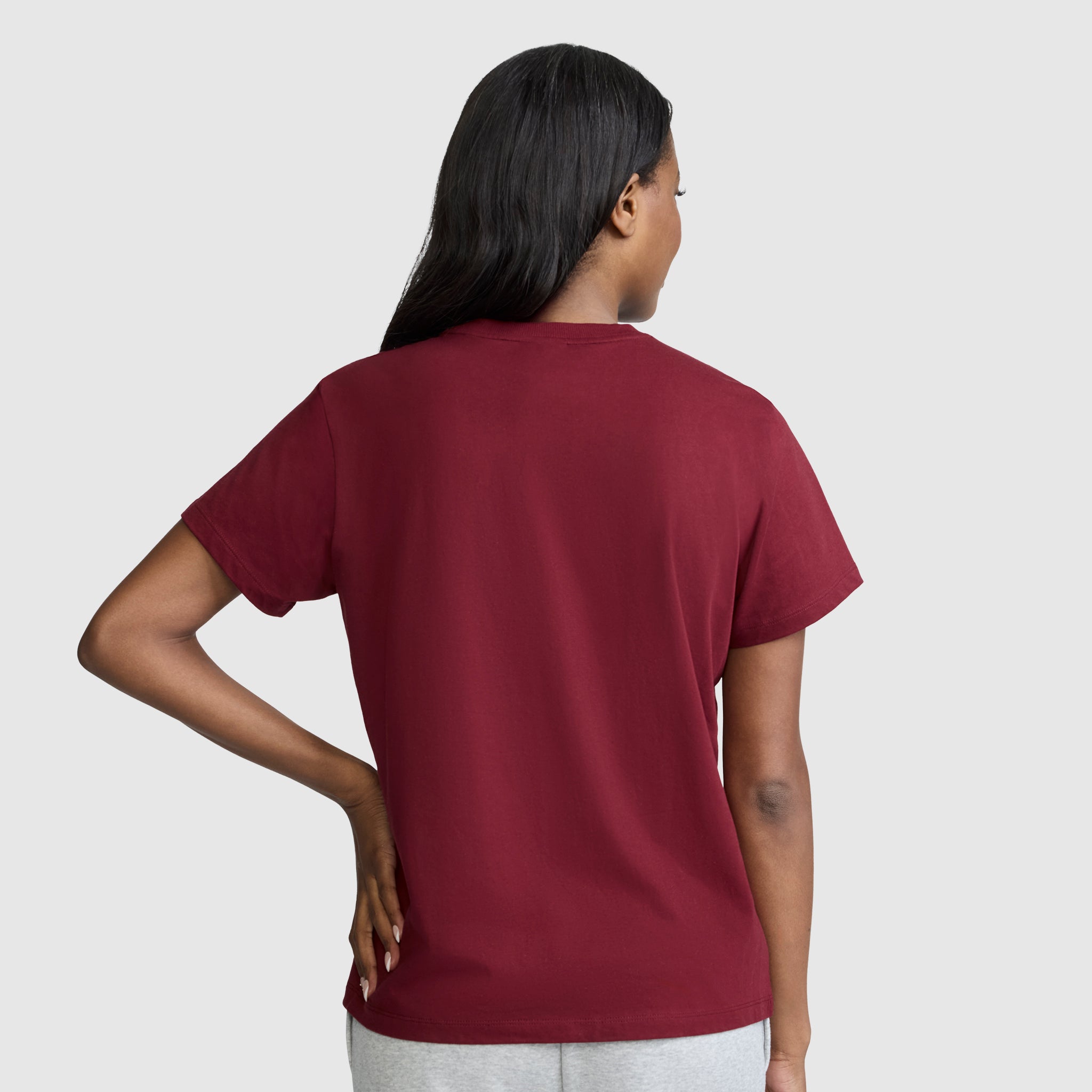 Champion New York Flower t-shirt coton Cabernet