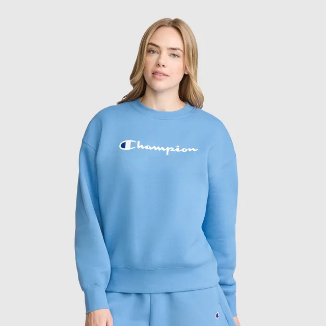Champion Powerblend Script Logo Sweat Riviera coupe ample