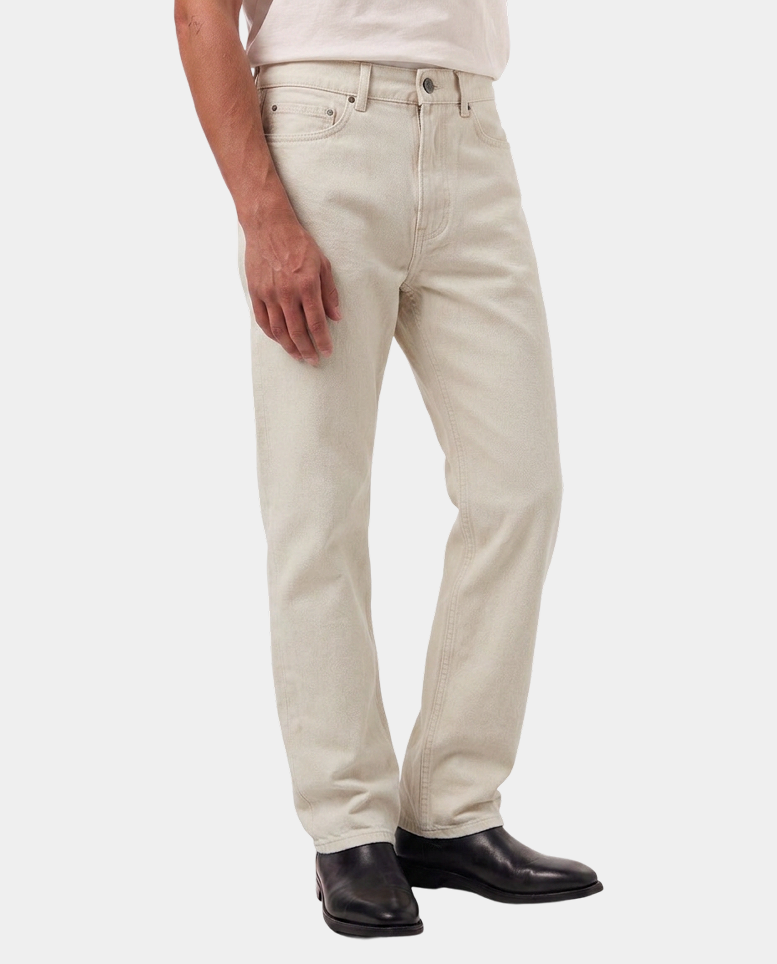 Lafaurie Brady jean droit denim écru 100% coton