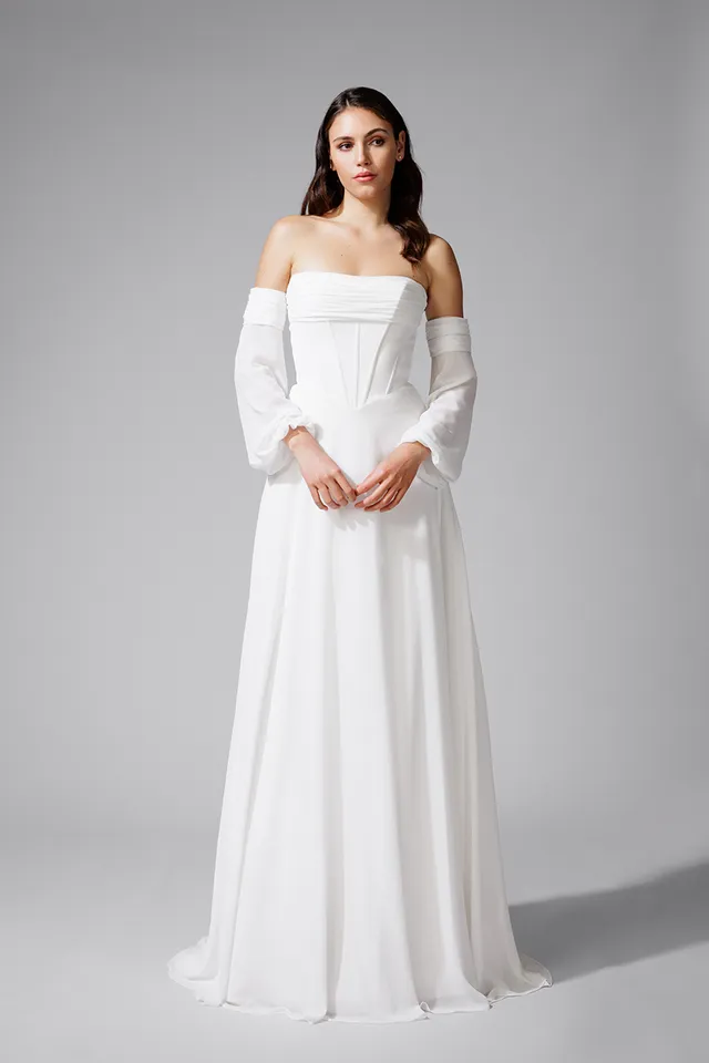 Le Jour de Notre Oui Dolcé robe de mariée blanche