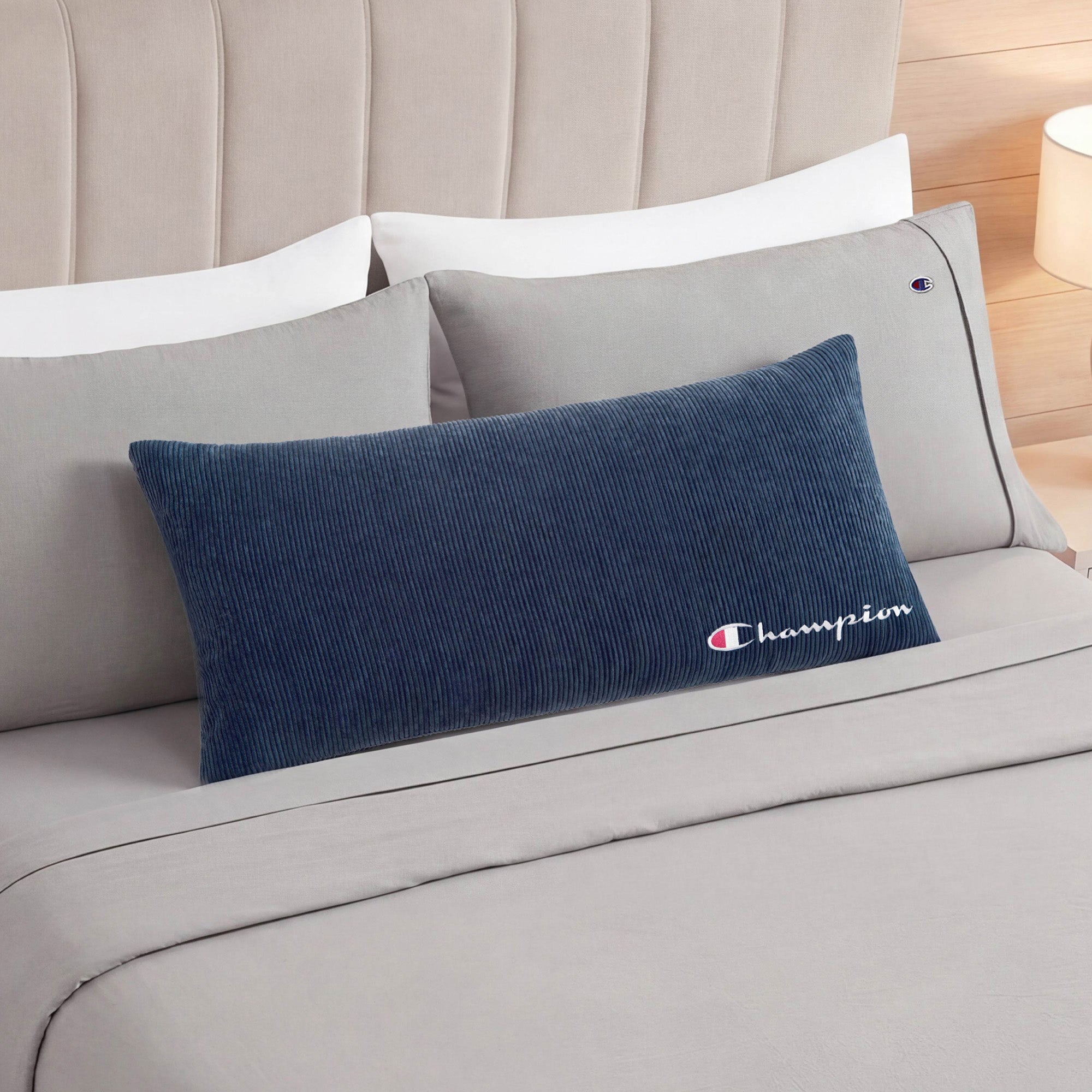 Champion Corduroy Traversin bleu marine 41x91 cm