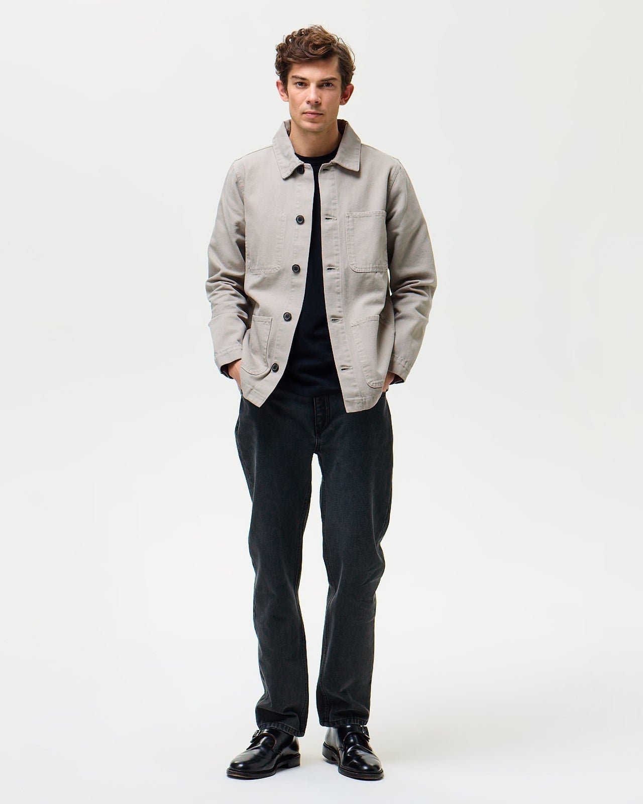 Lafaurie Braque Argile veste de peintre coton coupe droite