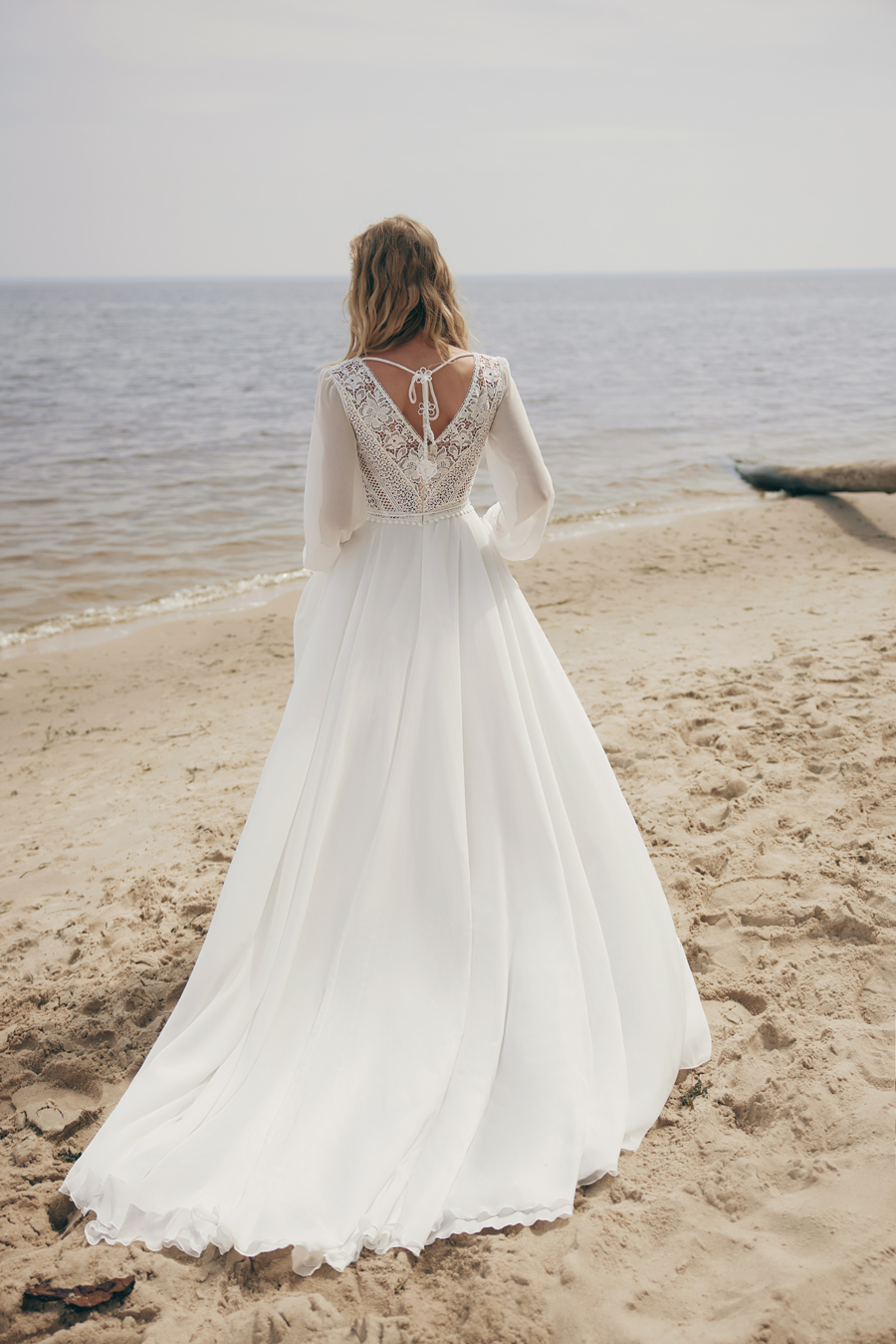 Le Jour de Notre Oui ALMA robe de mariée fluide ivoire