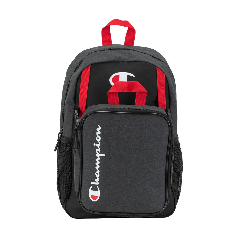Champion Mode Lunch Kit Backpack sac à dos enfant noir combo
