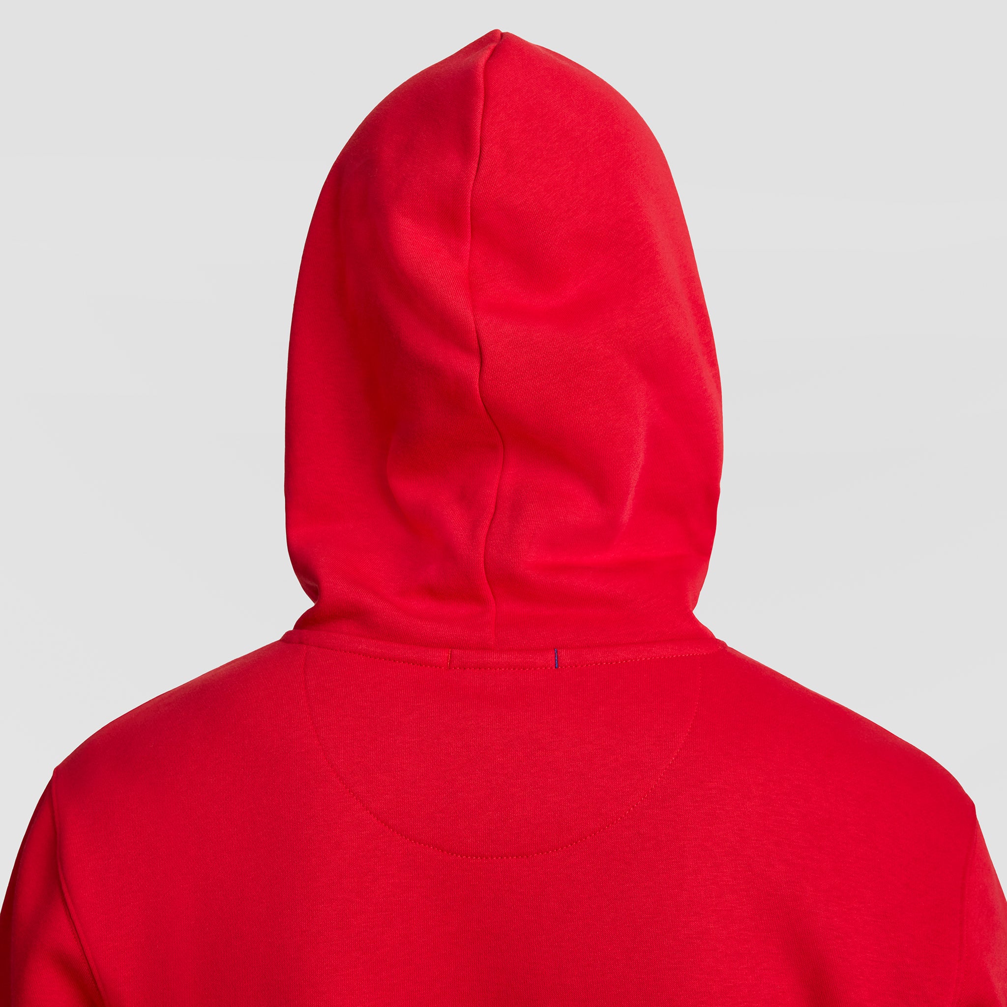 Champion Powerblend Hoodie C Logo sweat à capuche rouge tango