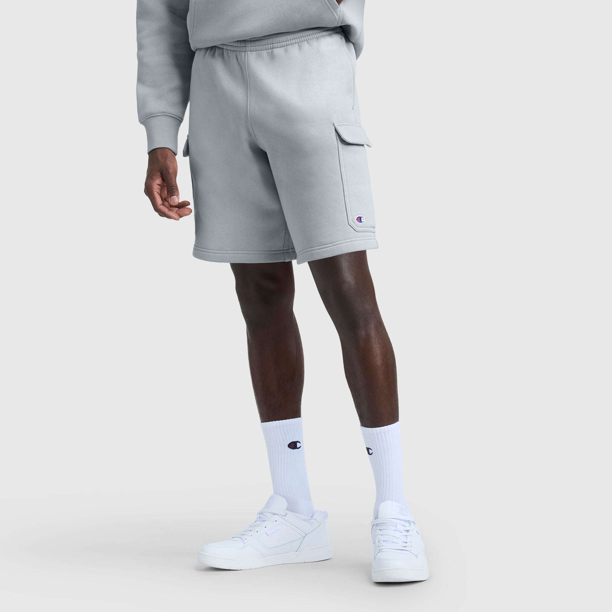 Champion 8" Fleece Cargo Short C Logo short gris