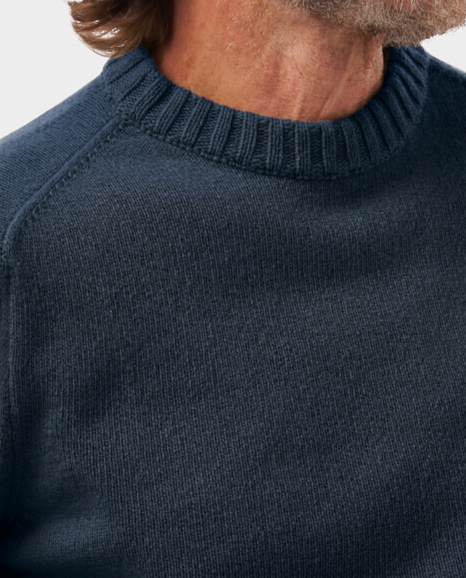 LAFAURIE Claudio pull laine bleu paon jauge 7