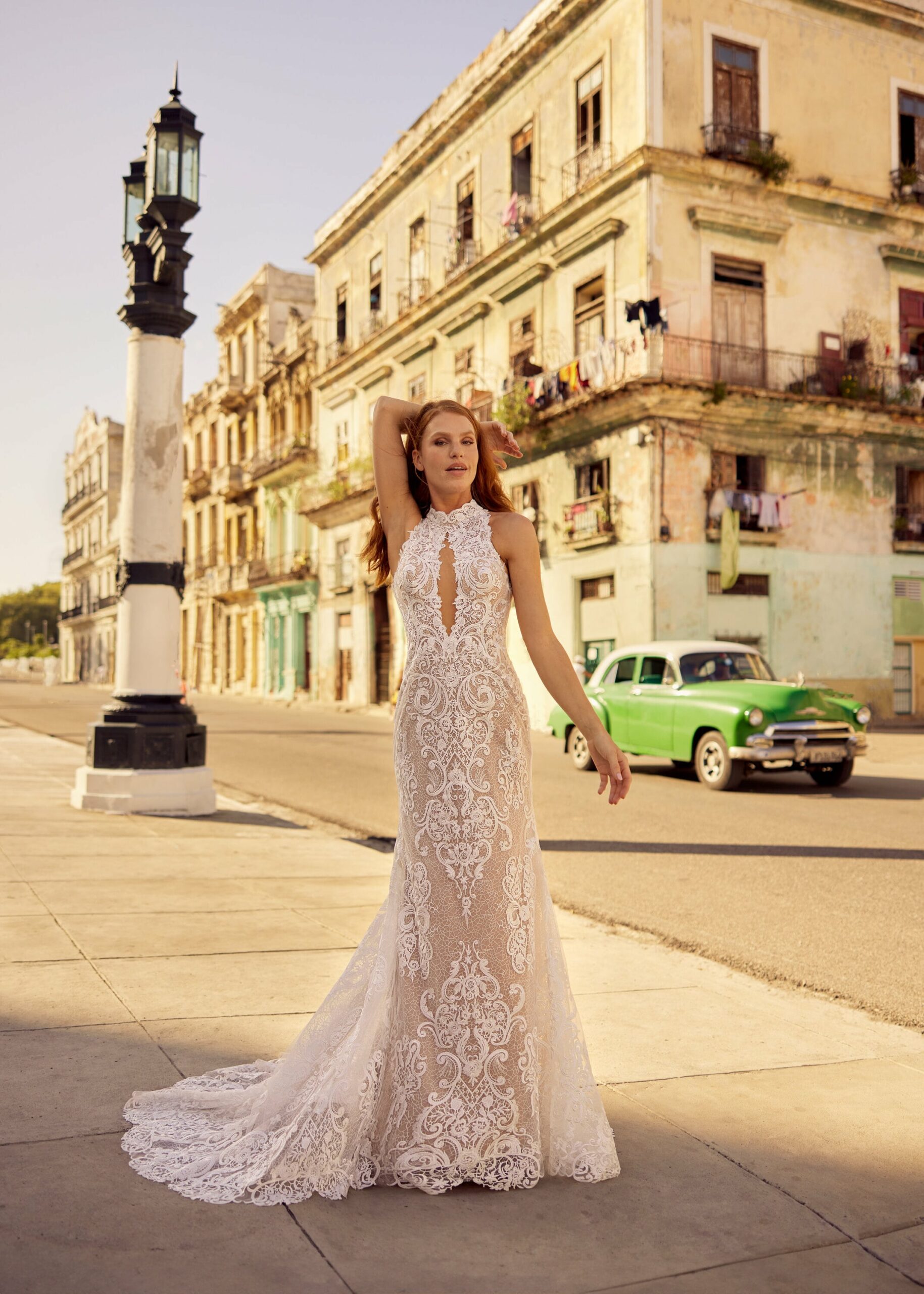 Hervé Paris Libre Linden robe de mariée ivoire satin