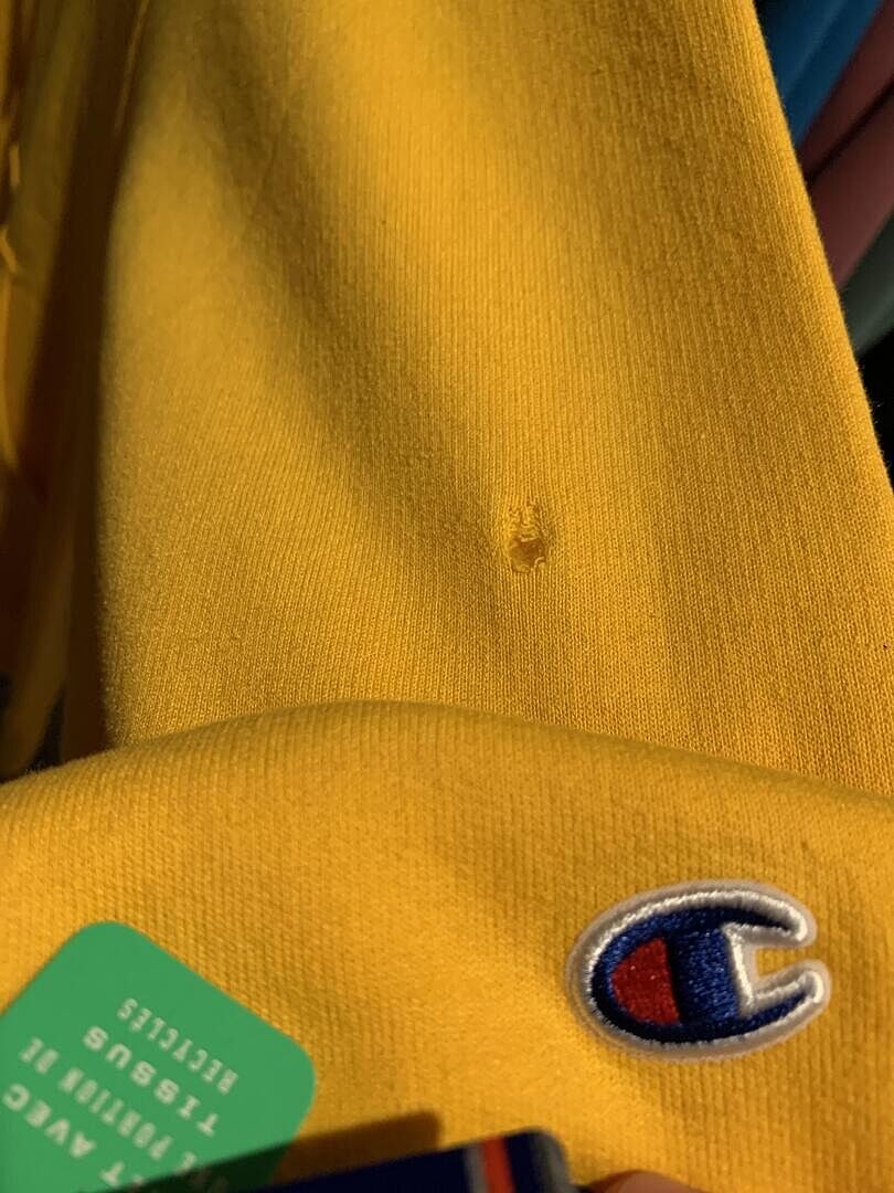 Champion Powerblend C Logo sweat à capuche bleu marine classique