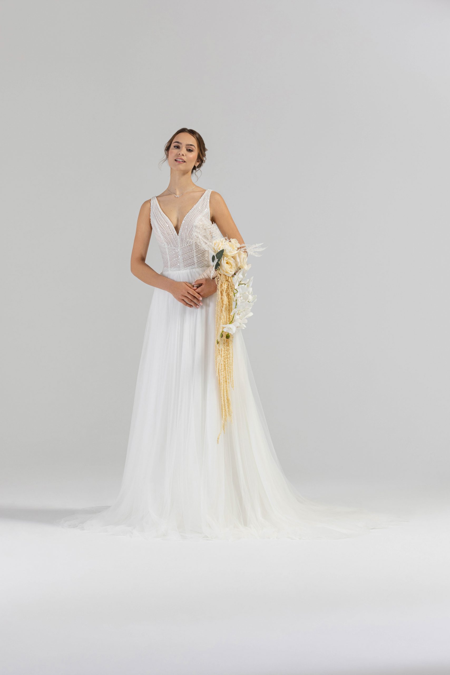 Le Jour de Notre Oui Robes de mariée LITUANIE robe de mariée satin