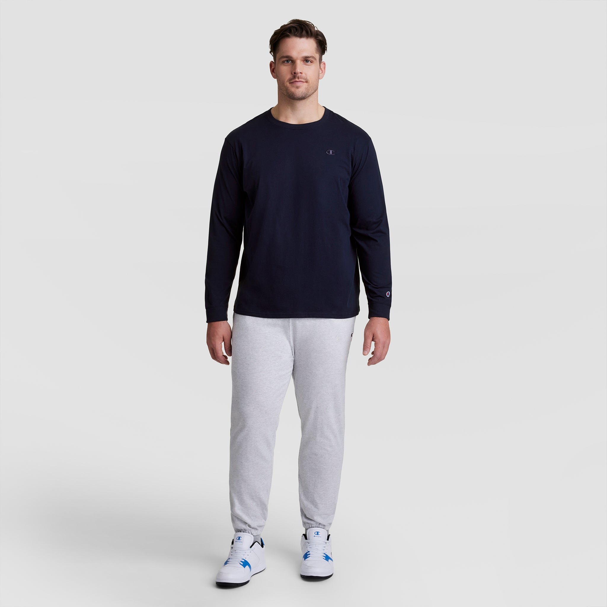 Champion Classic T-Shirt manches longues Deep Navy coton