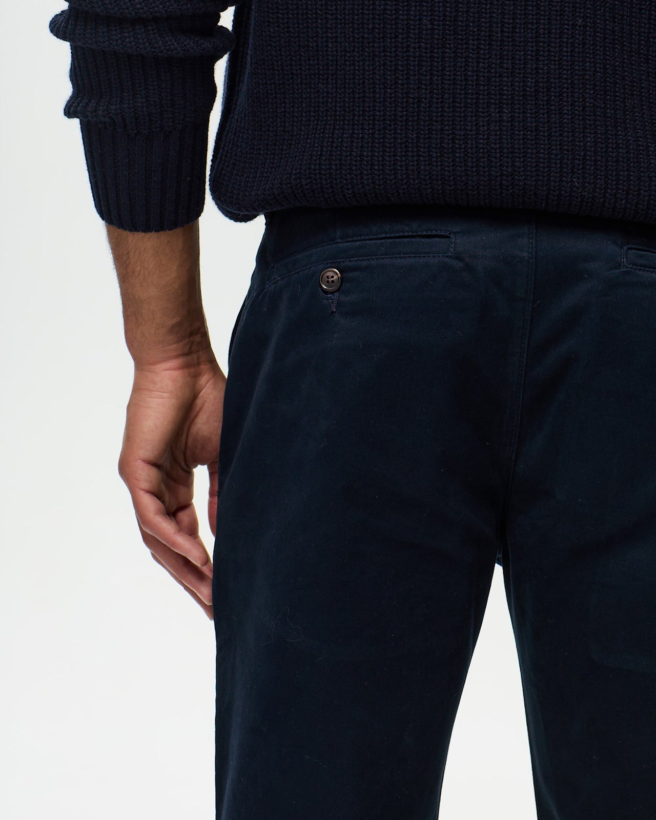 Lafaurie Victor pantalon chino homme navy 100% coton