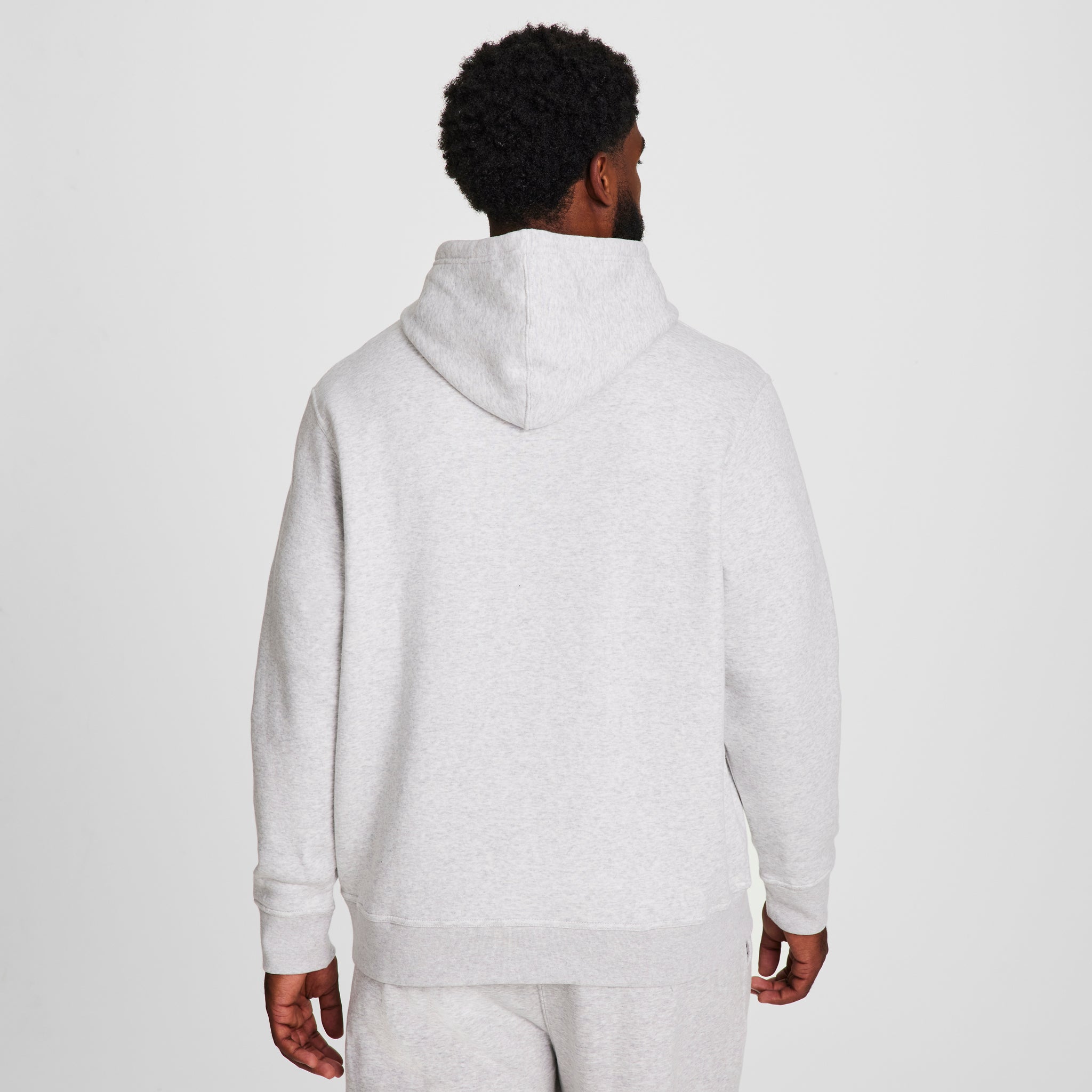 Champion Powerblend Hoodie sweat capuche homme Gris clair grande taille