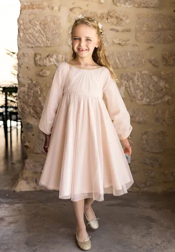 Le Jour de Notre Oui Lena Nude robe fille nude tulle