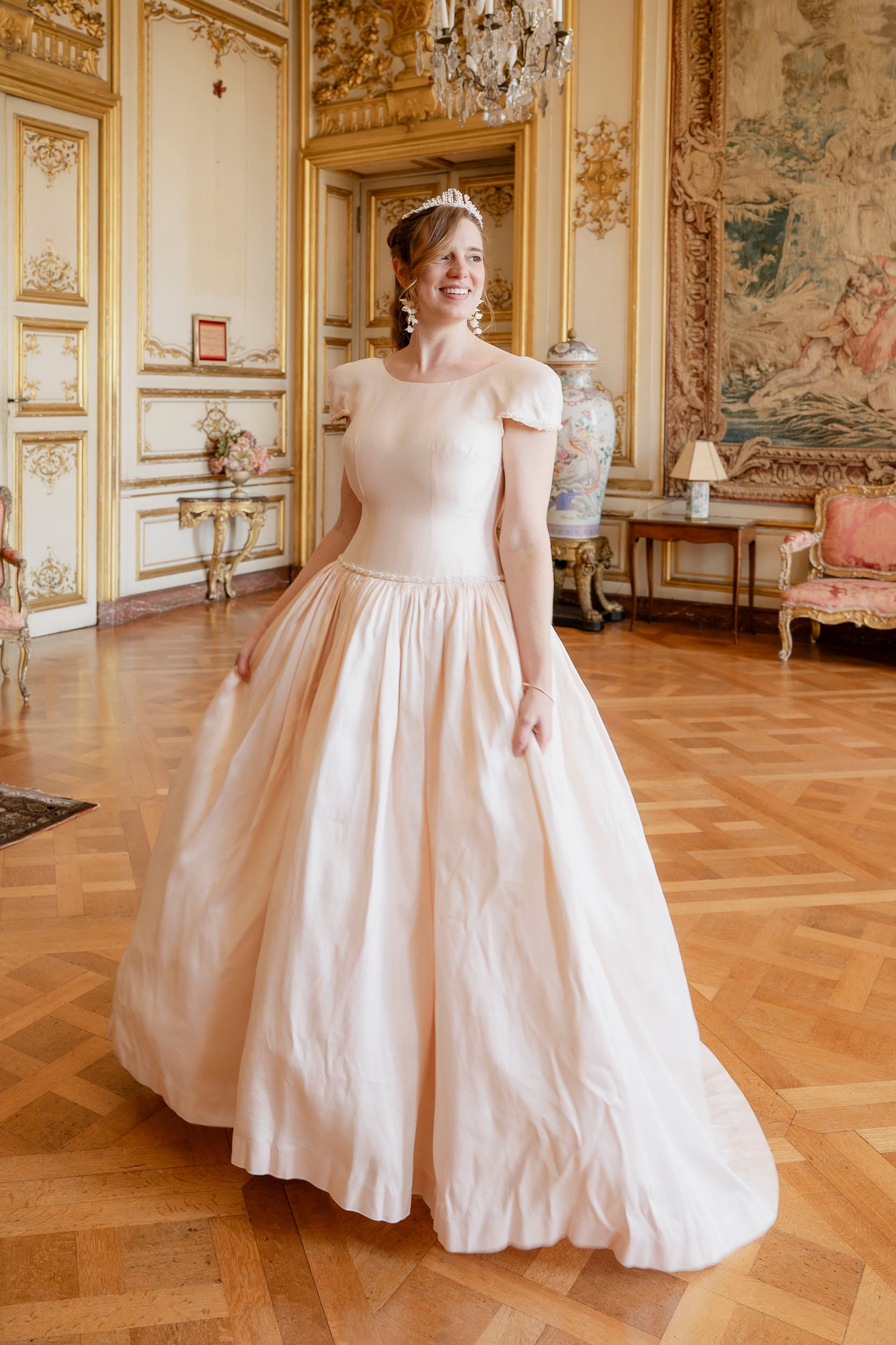 Solène Gisèle La mariée robe Beatrice ivoire soie 38/40