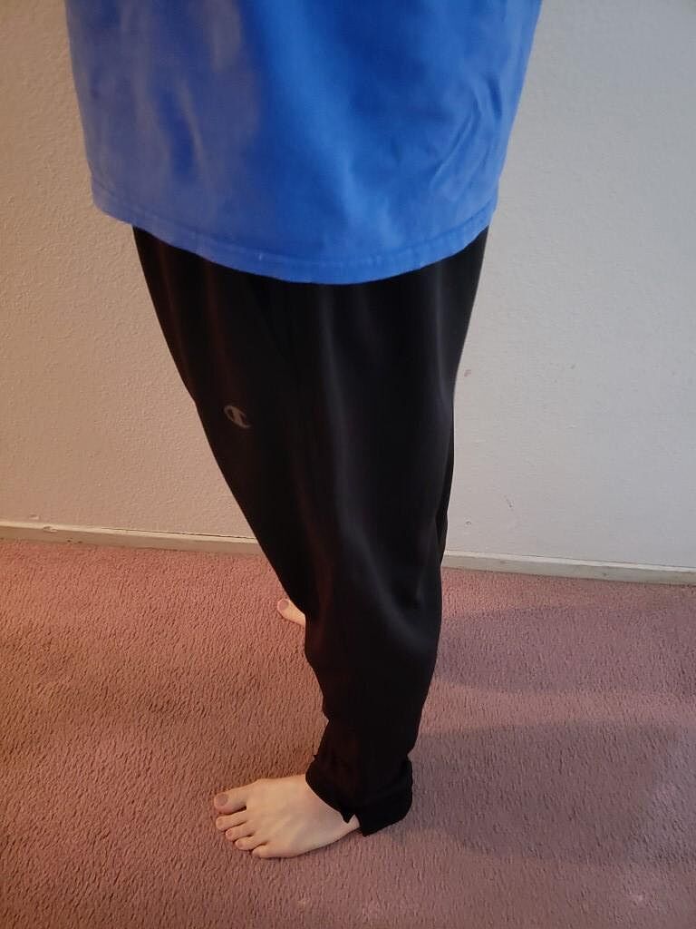 Champion Sport Sweatpants C Logo jogging slim gris stretch