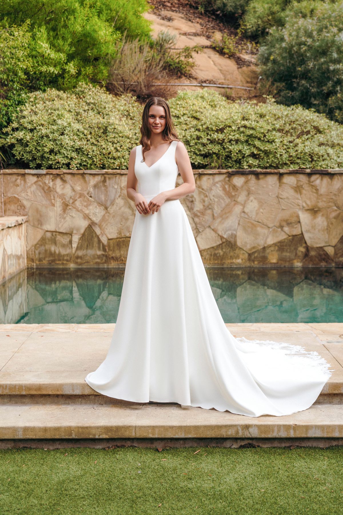 Le Jour de Notre Oui Emma robe de mariée dentelle empire