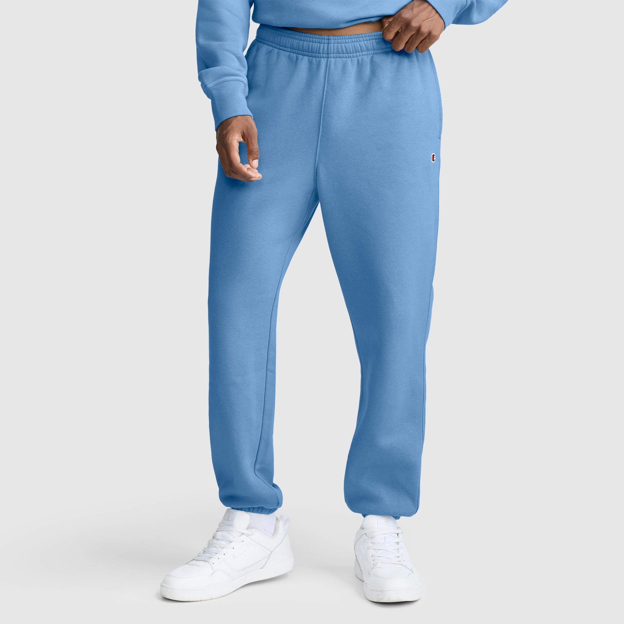 Champion Powerblend Cinched Bottom jogging bleu Riviera S molleton