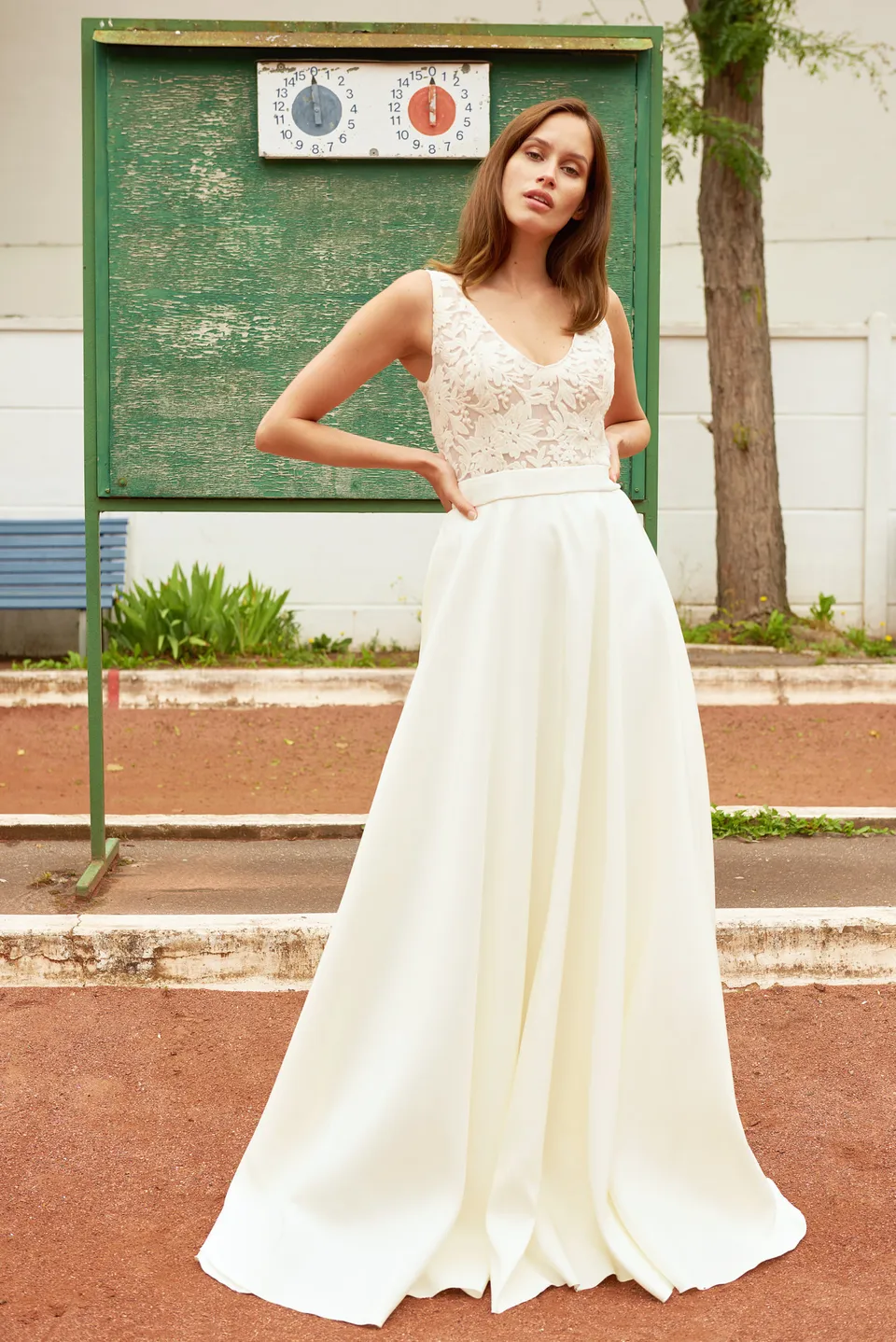 Maison Floret Sur-mesure Earl robe tulle satin