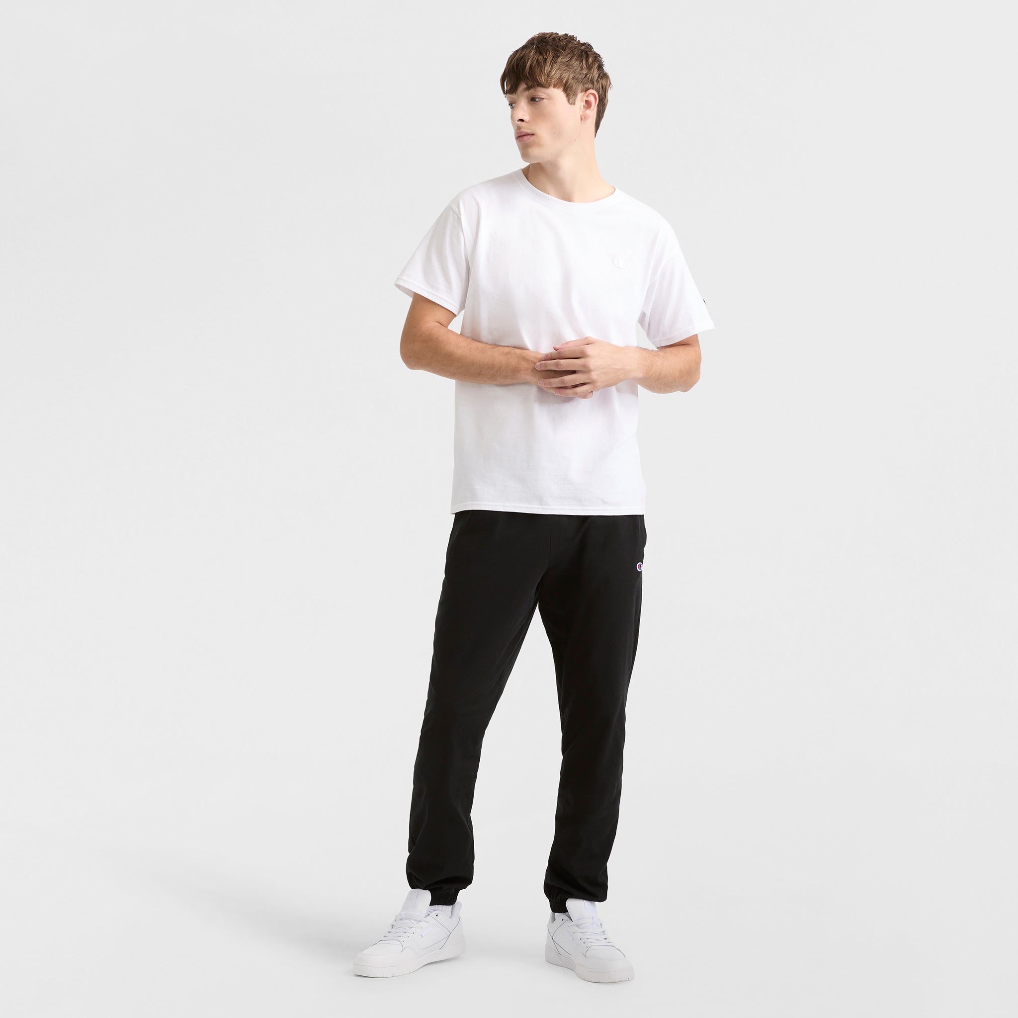 Champion Lightweight Lounge Pants jogging noir coton Black