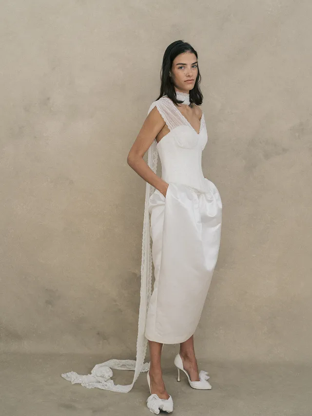 Rime Arodaky Evening Shay jupe satin taille 34 taille haute