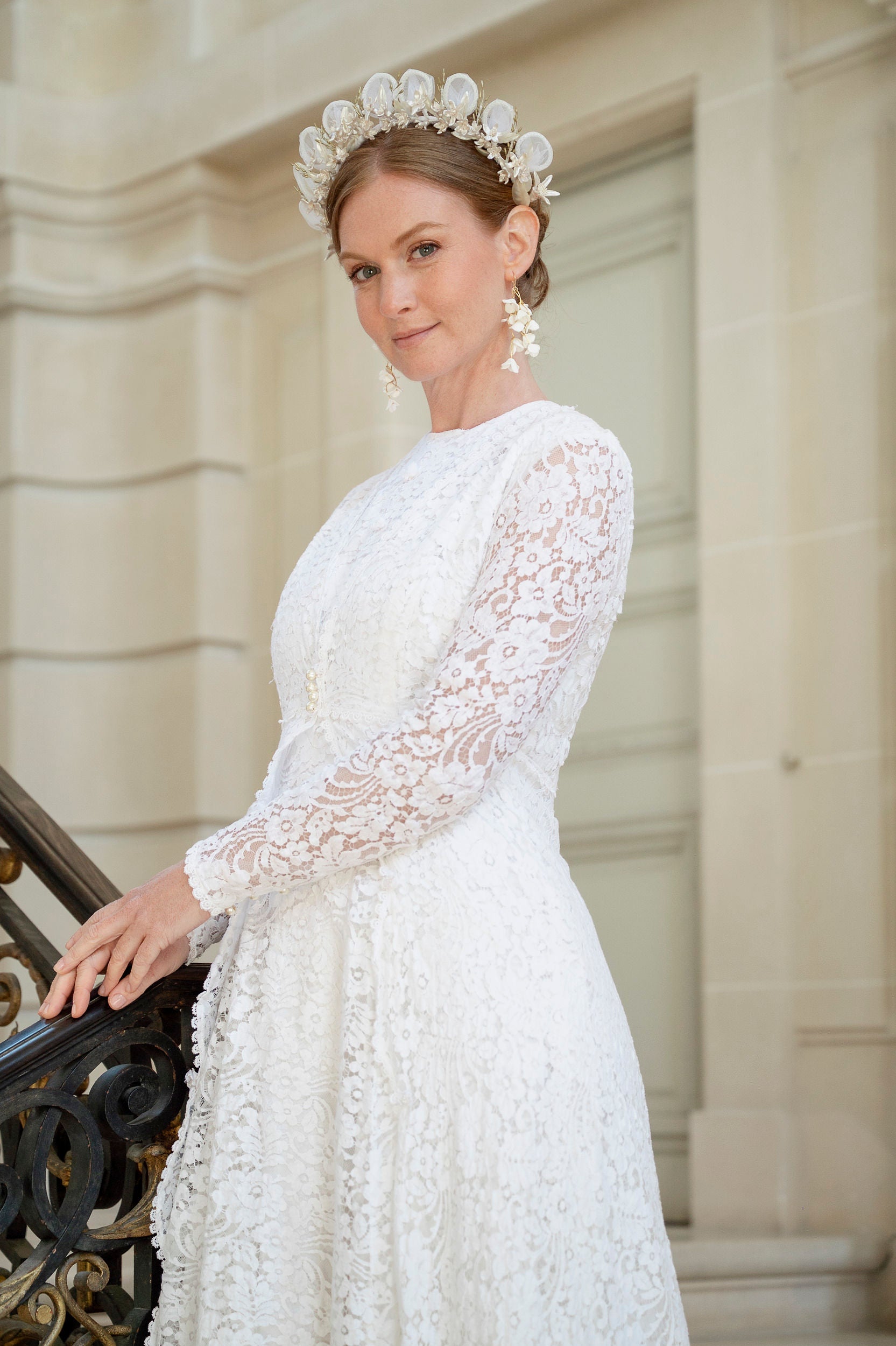 Solène Gisèle La mariée Béatrice robe mariée blanche dentelle 36