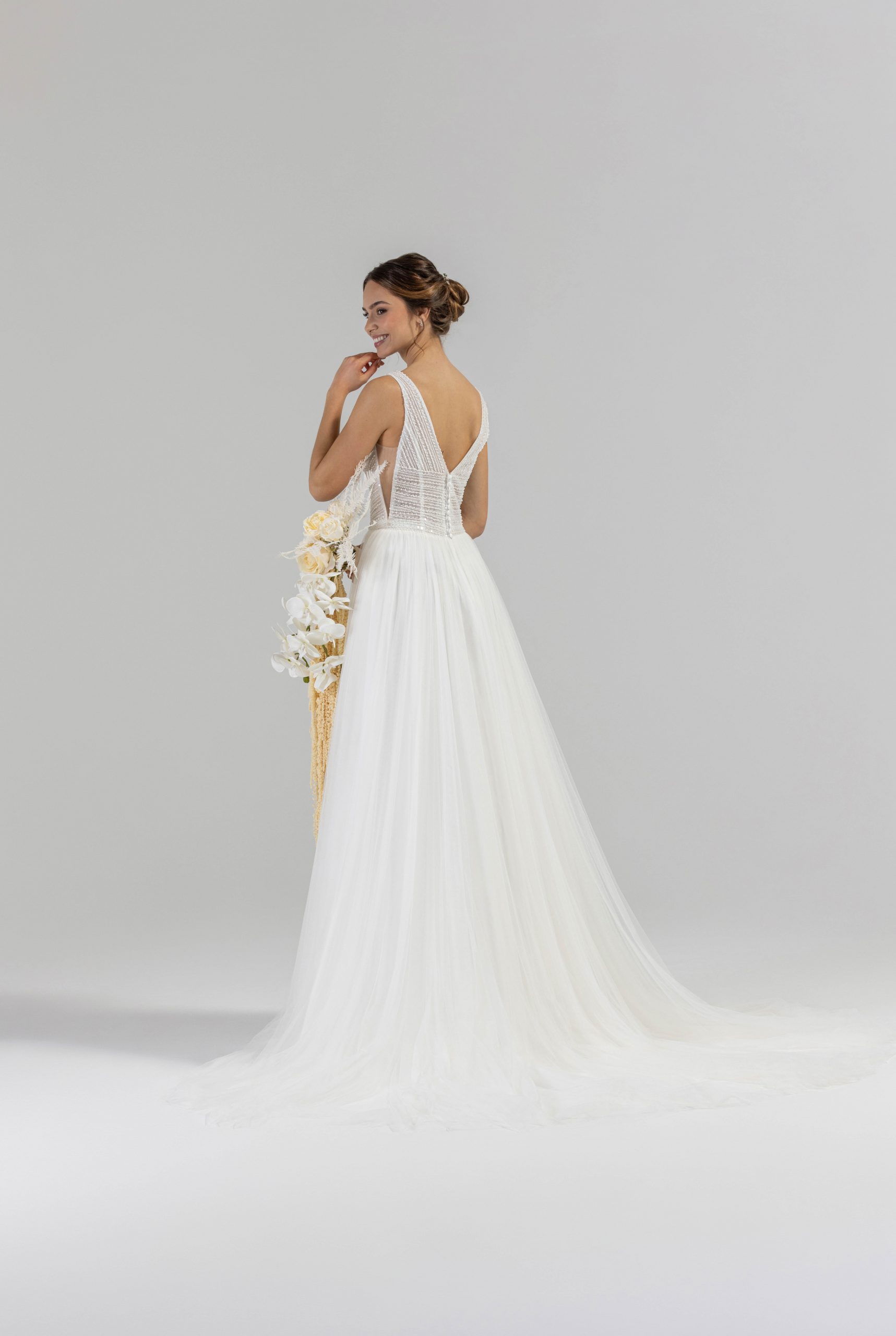 Le Jour de Notre Oui Robes de mariée LITUANIE robe de mariée satin