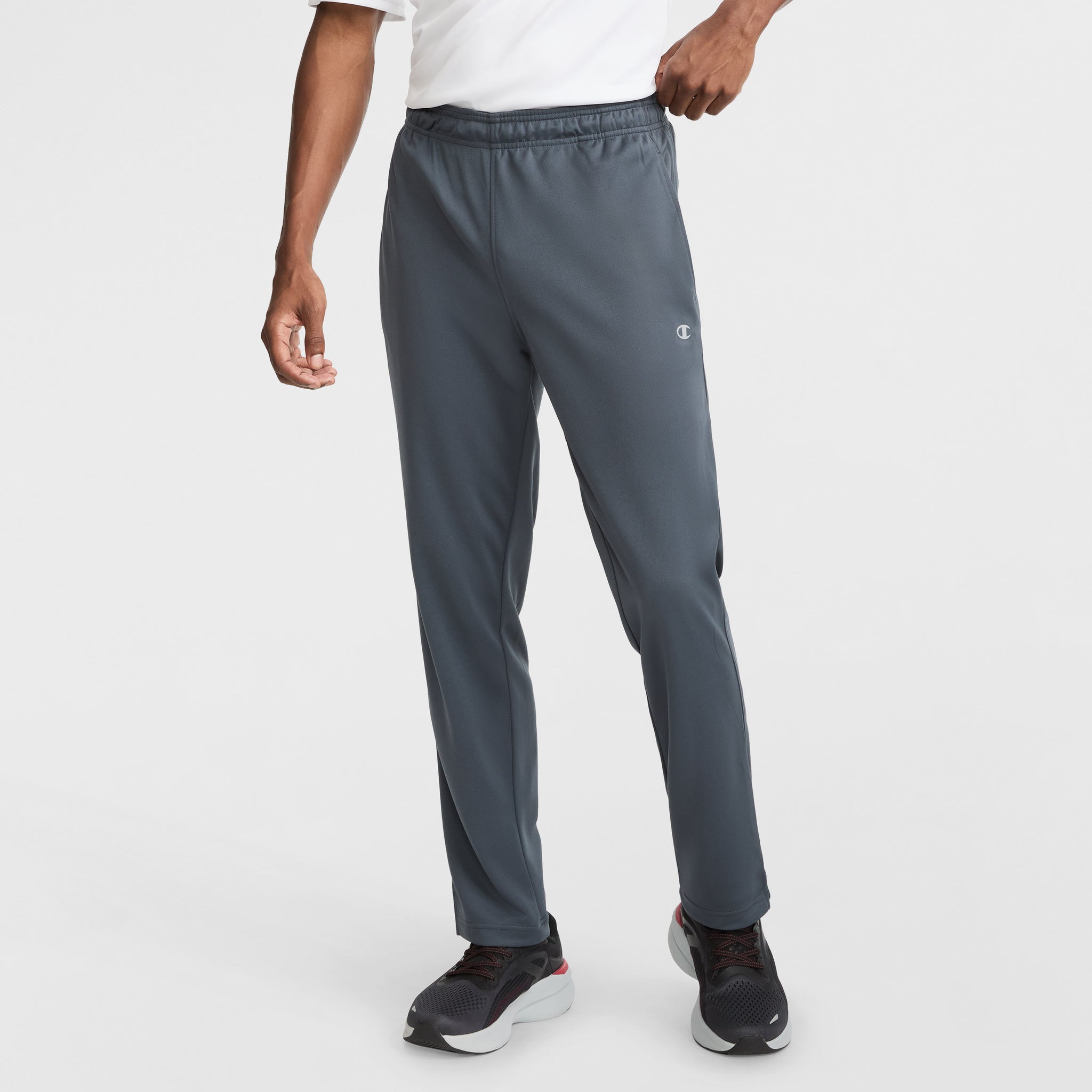 Champion Sport Sweatpants C Logo jogging slim gris stretch
