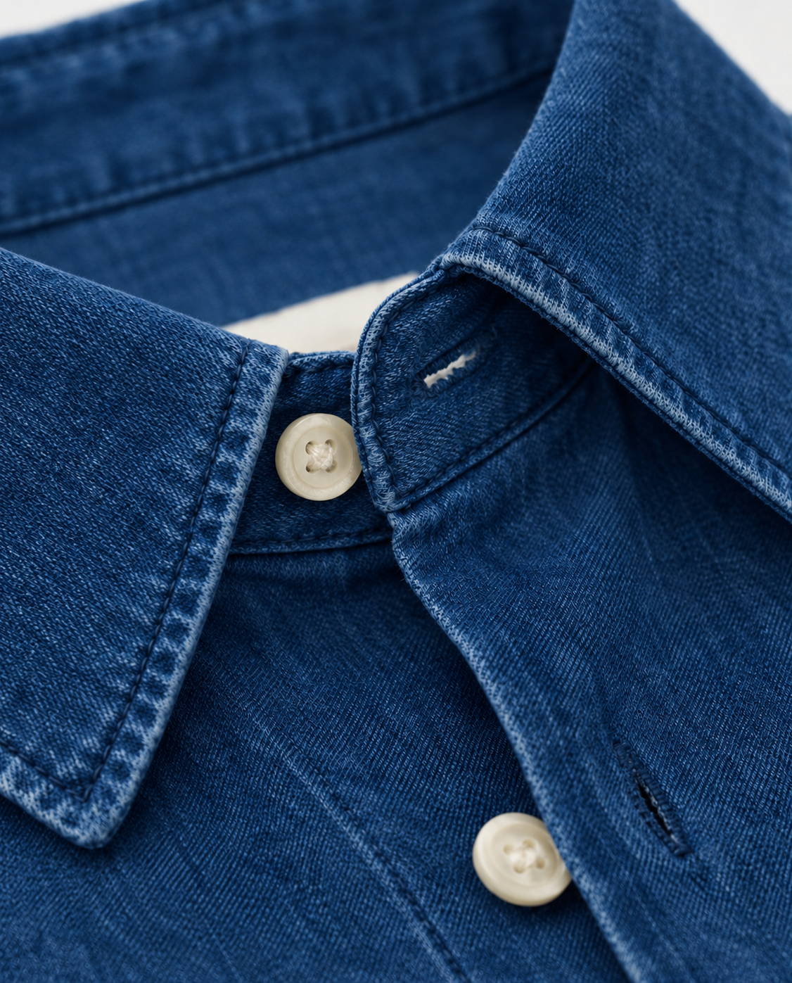 LAFAURIE VALENTIN chemise denim brut coton coupe droite