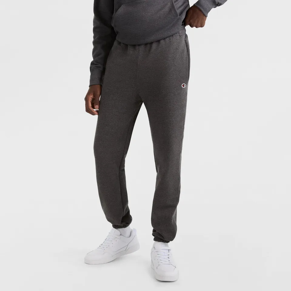 Champion Powerblend Cinched Bottom jogging gris S molleton coton