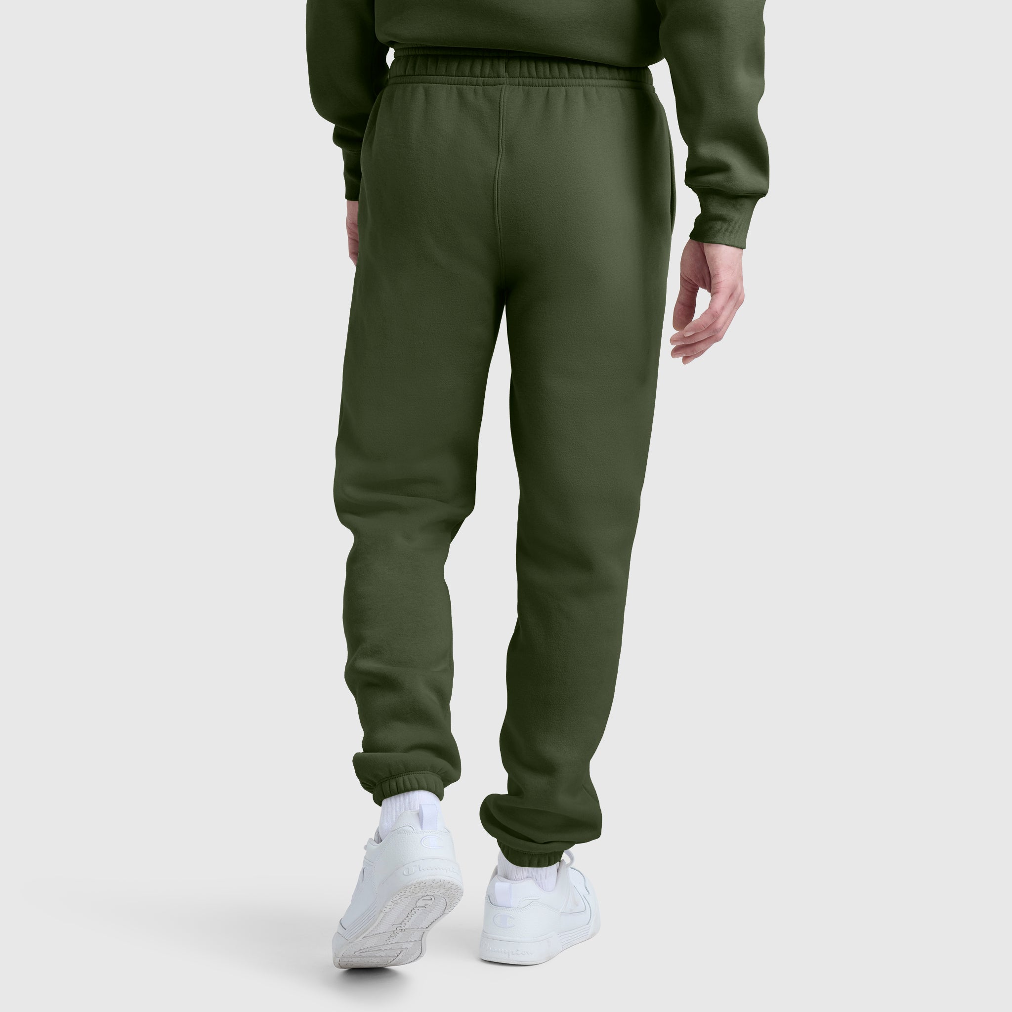 Champion Powerblend Cinched Bottom jogging vert Chive S molleton