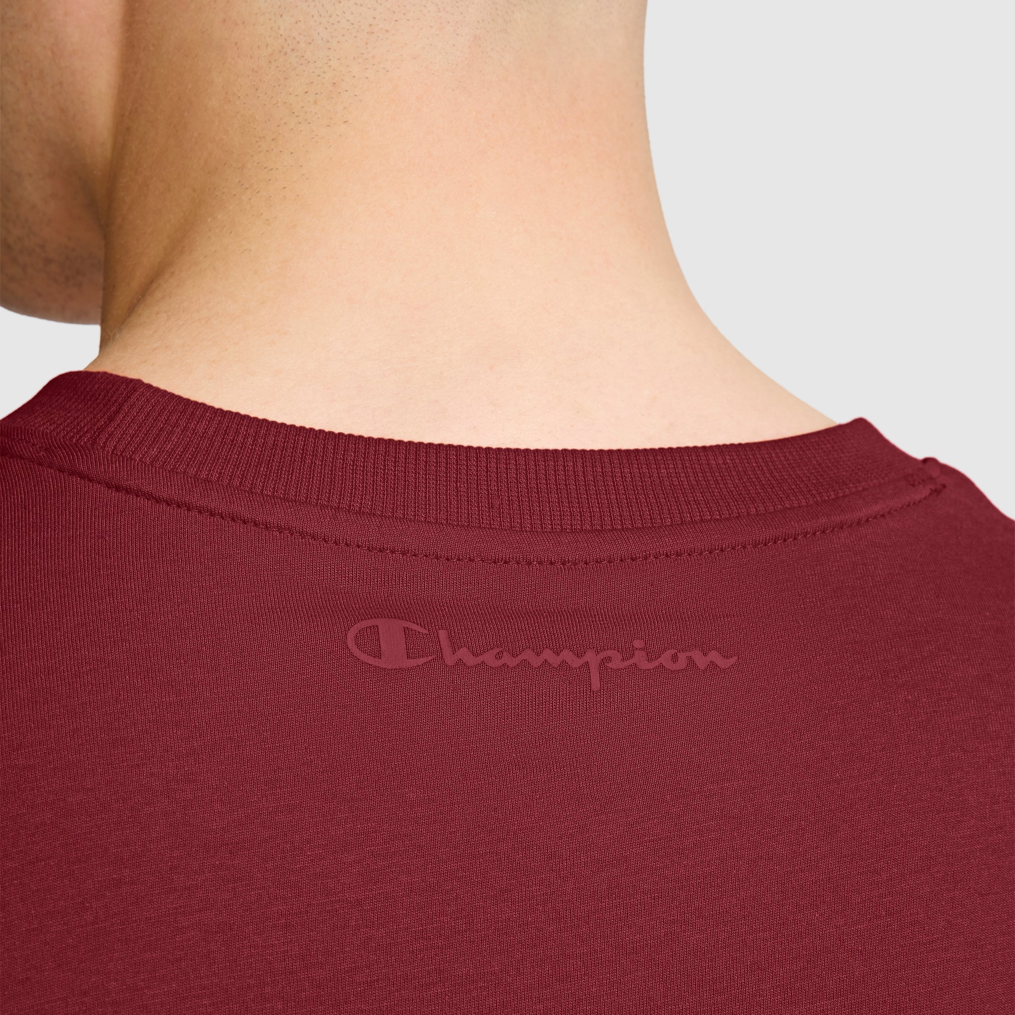 Champion Classic C Logo t-shirt homme Cabernet coton