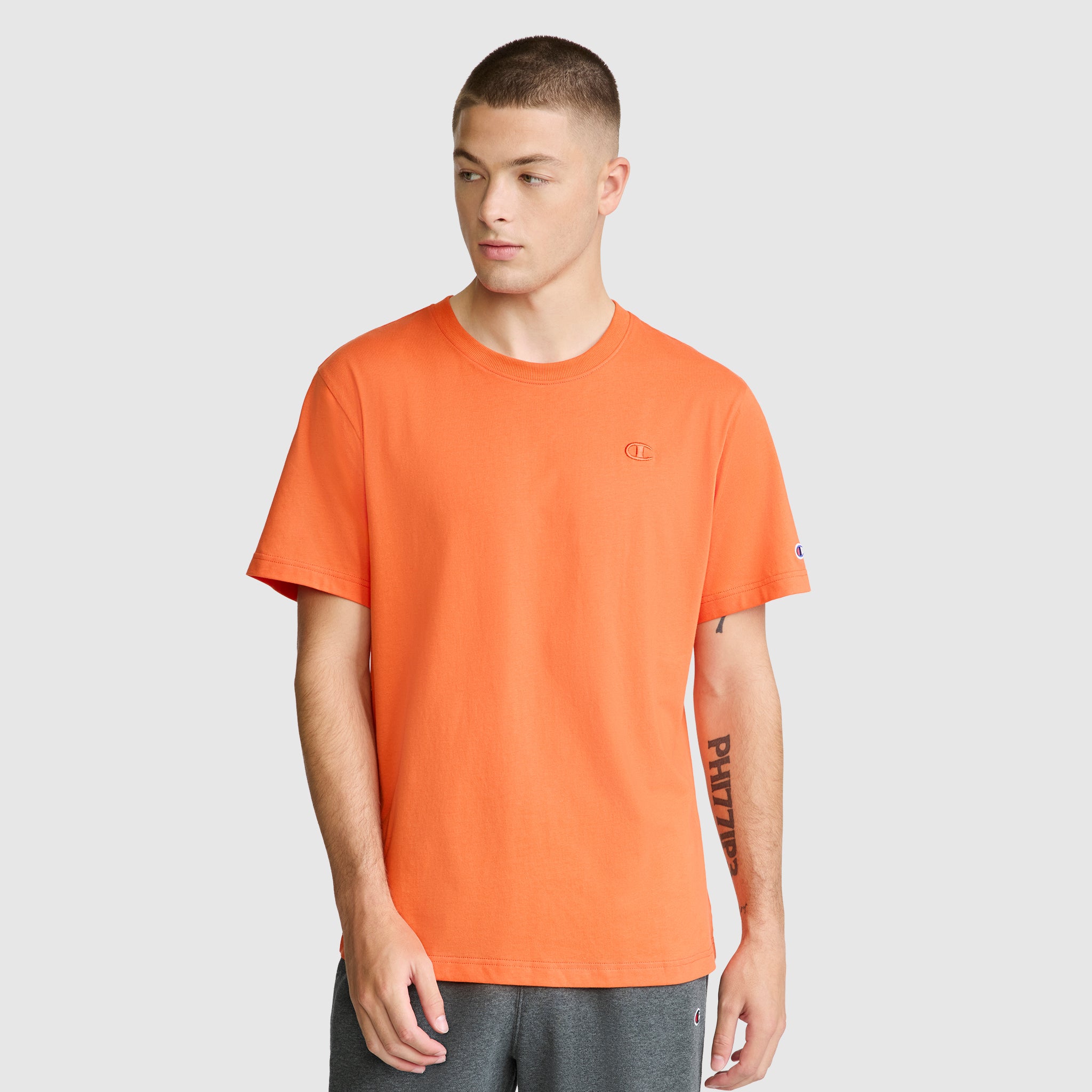 Champion Classic T-Shirt C Logo t-shirt homme Tiger Lilly coton