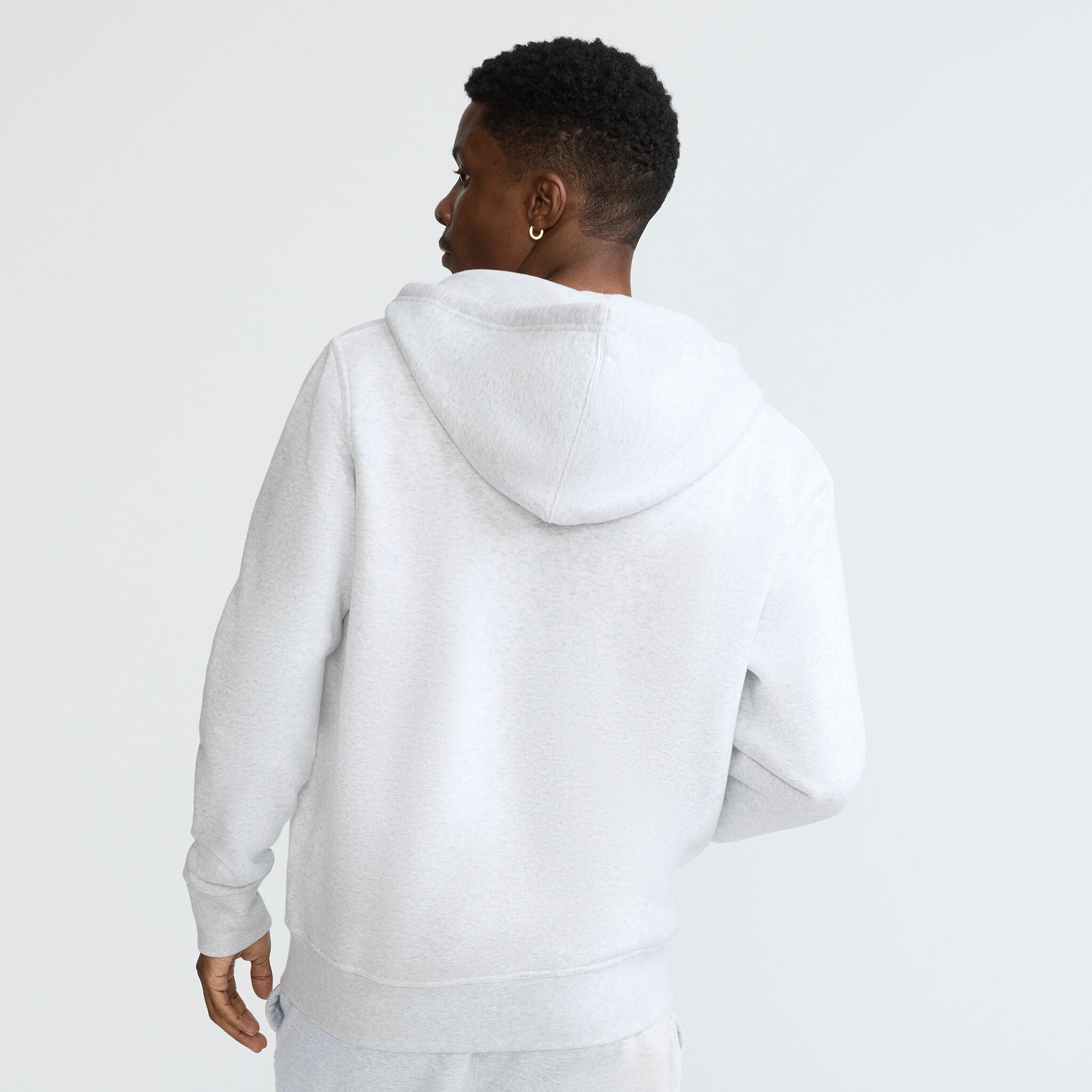 Champion Powerblend Full-Zip Hoodie sweat Gris chiné gratté