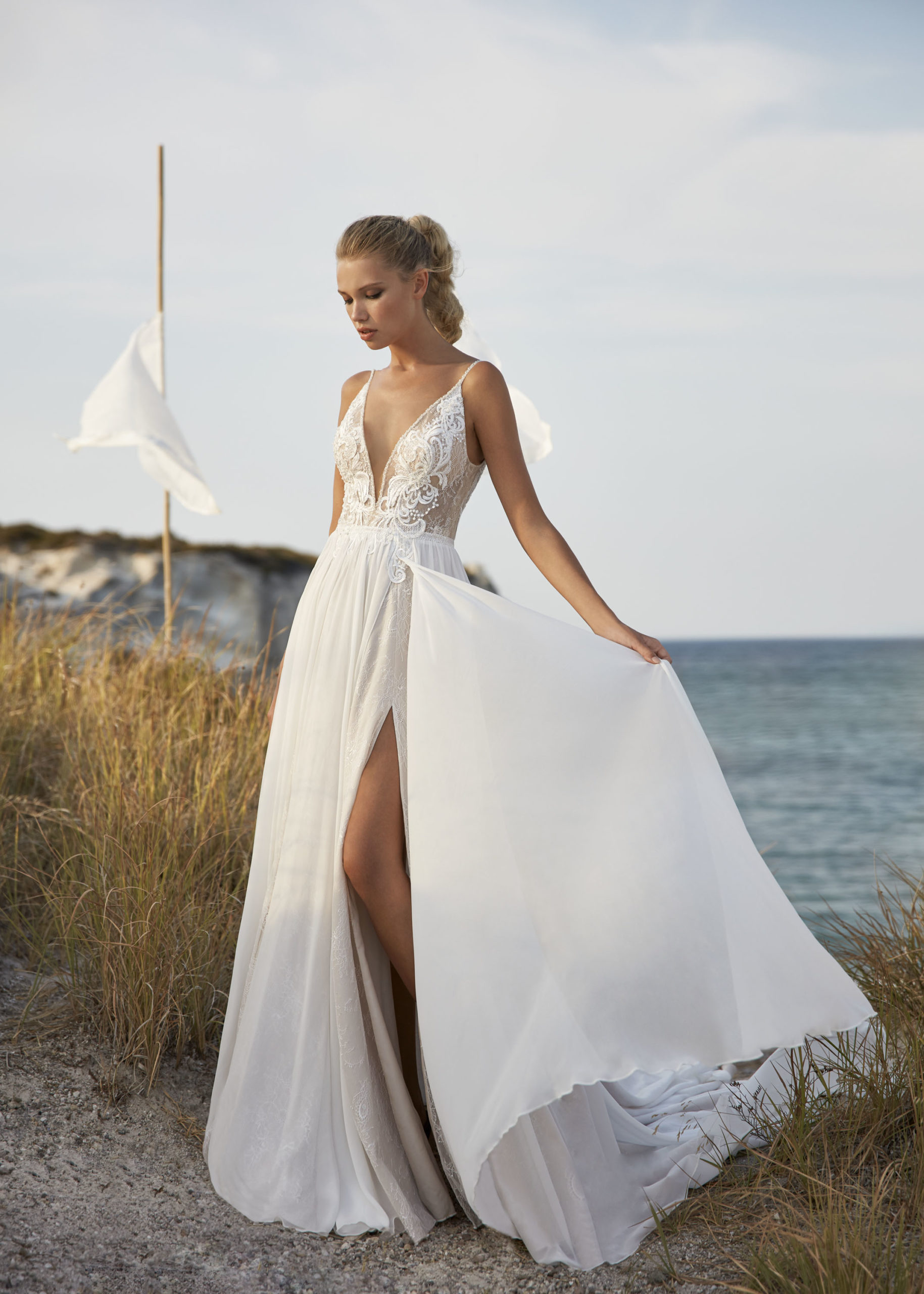Hervé Paris Boho Valente robe de mariée bohème