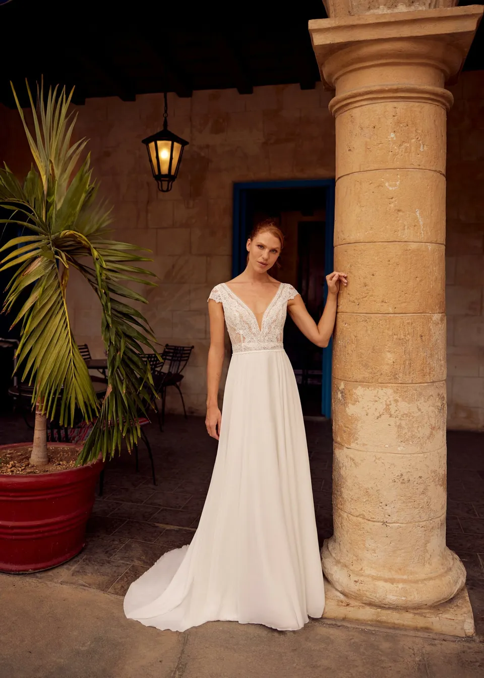 Hervé Paris Libre Leticia-CA robe de mariée fluide