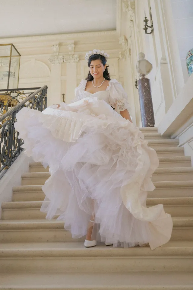 Solène Gisèle La mariée Robe Diana robe mariée ivoire 38