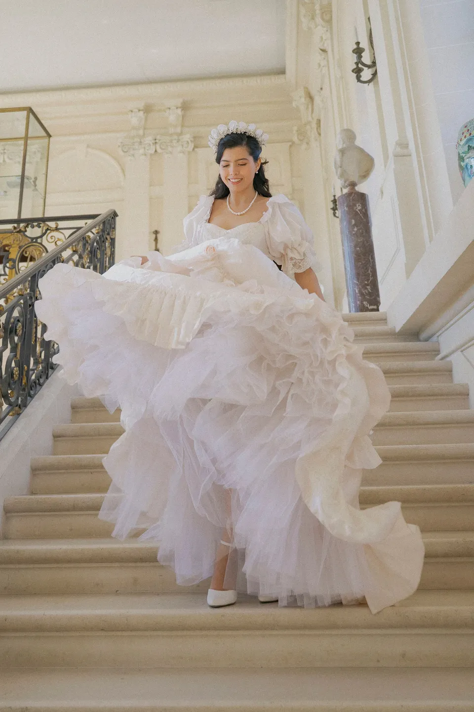Solène Gisèle La mariée Robe Diana robe mariée ivoire 38